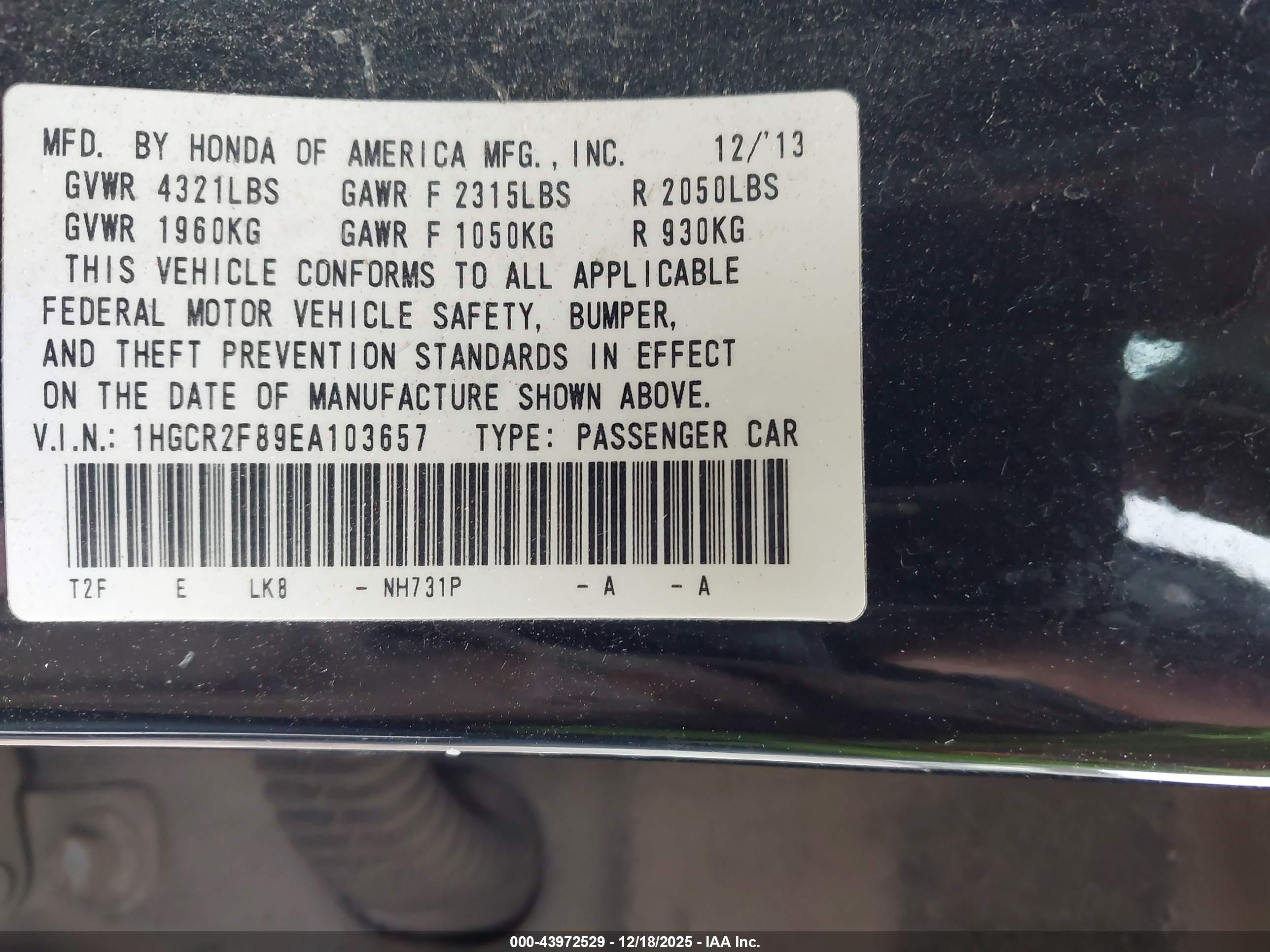 HONDA ACCORD image 9
