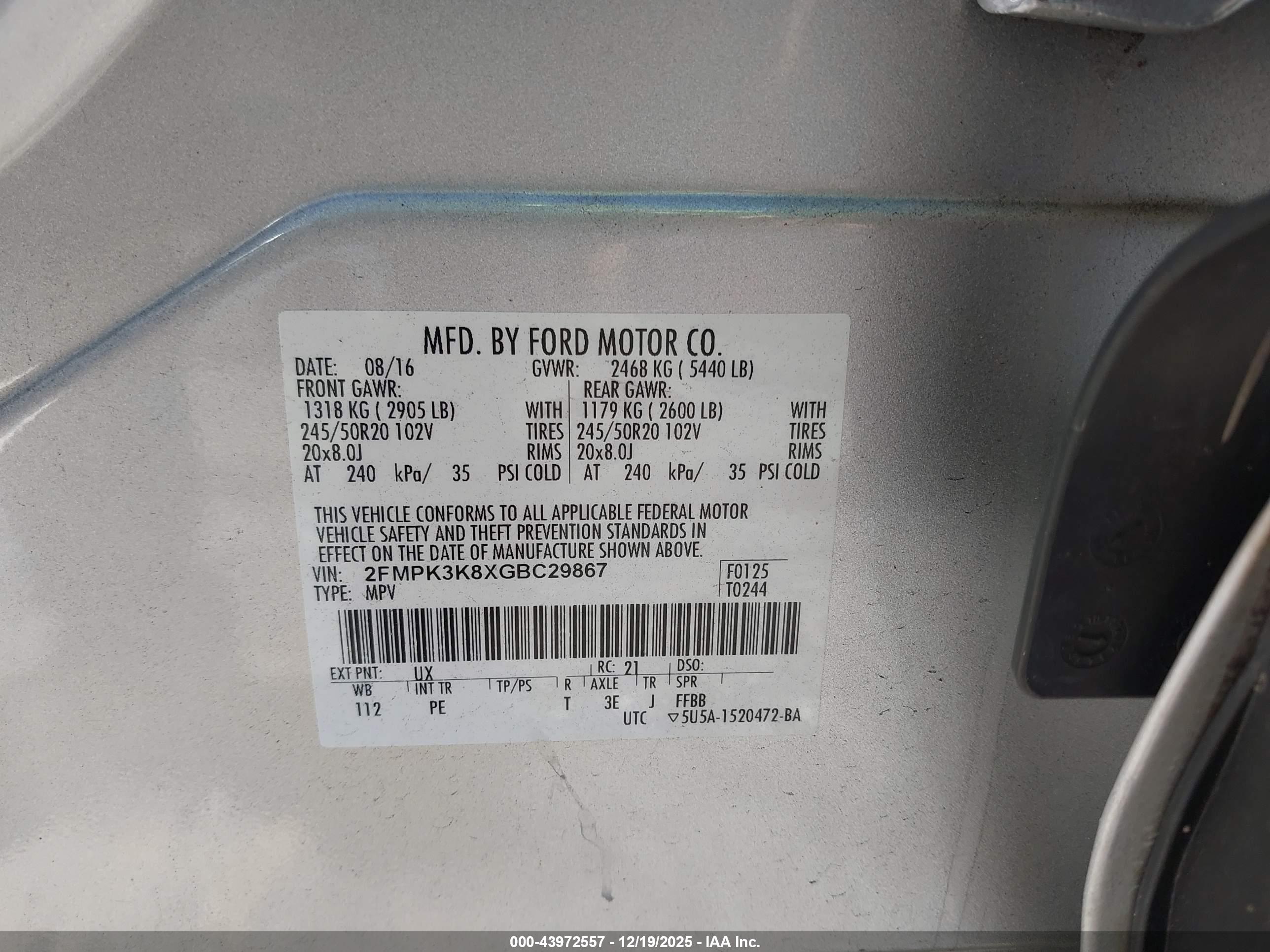 FORD EDGE image 9