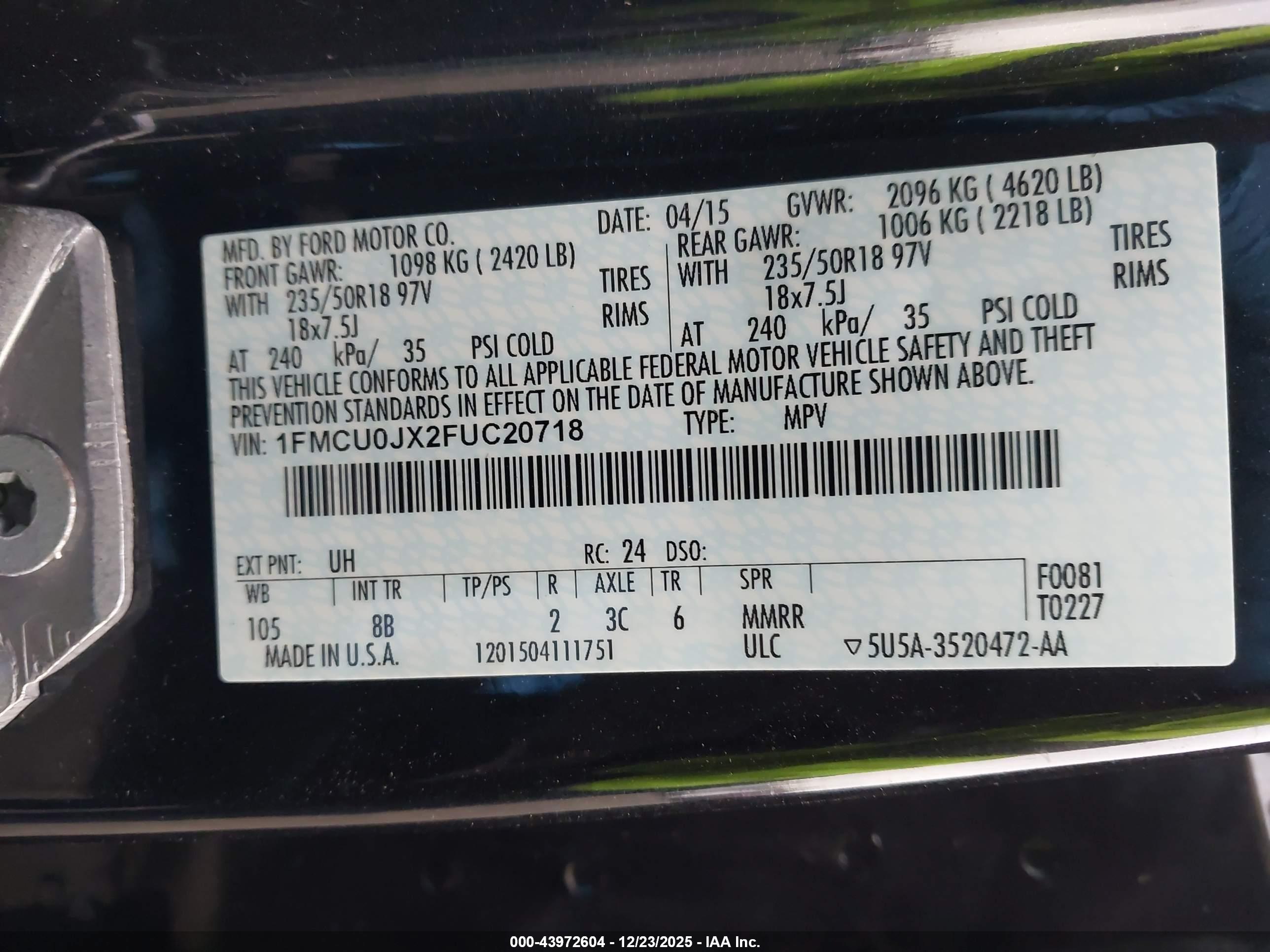 FORD ESCAPE image 9
