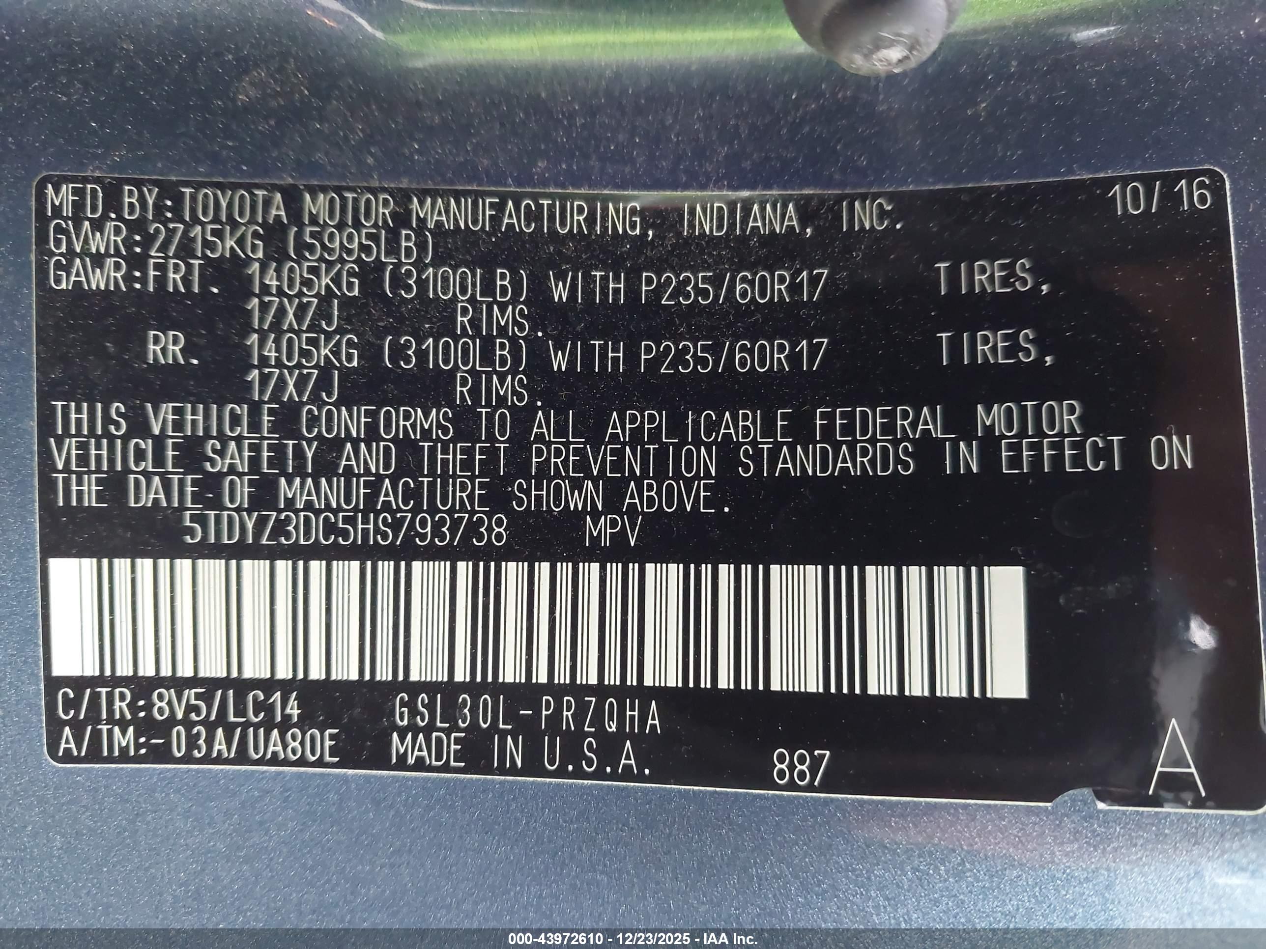 TOYOTA SIENNA image 9