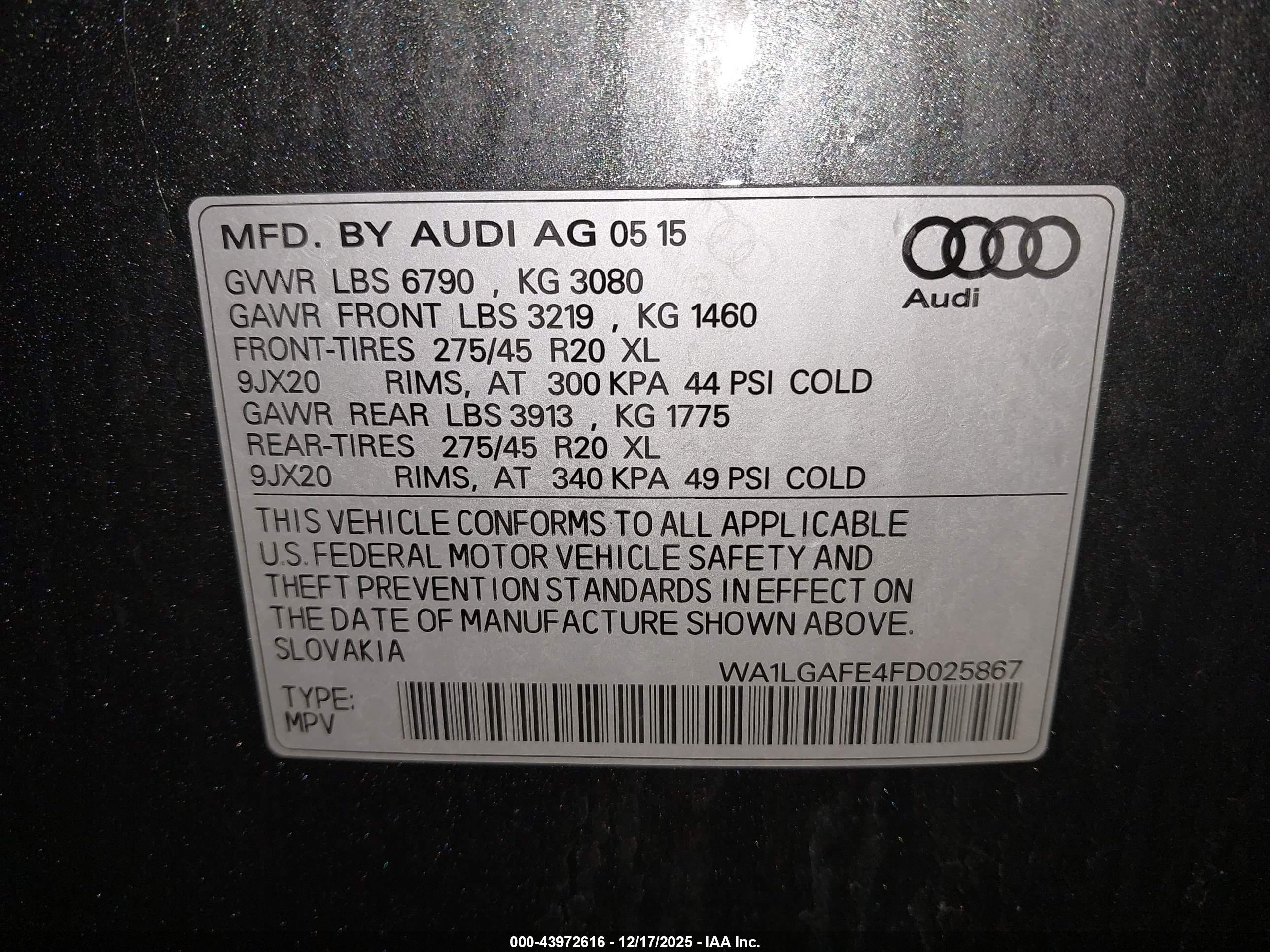 AUDI Q7 image 9