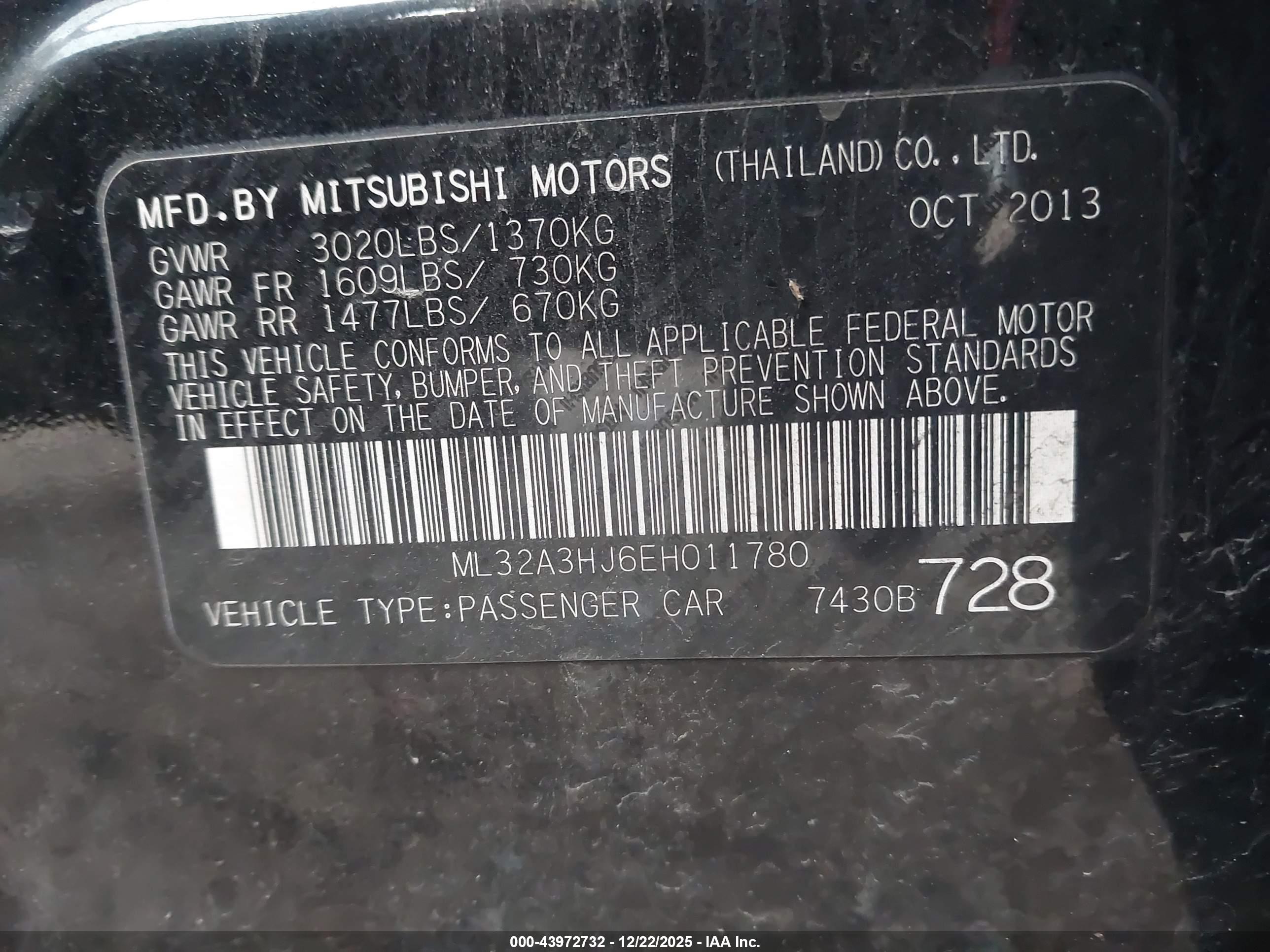 MITSUBISHI MIRAGE image 9