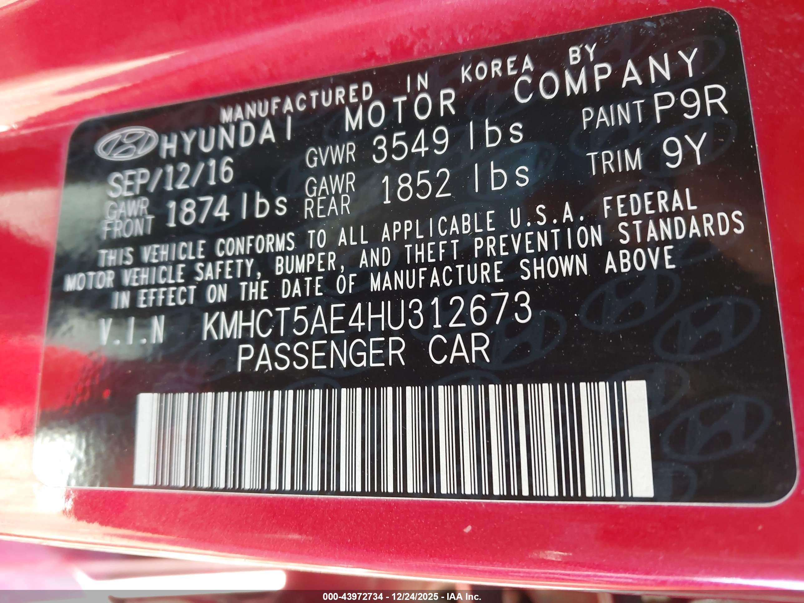 HYUNDAI ACCENT image 9