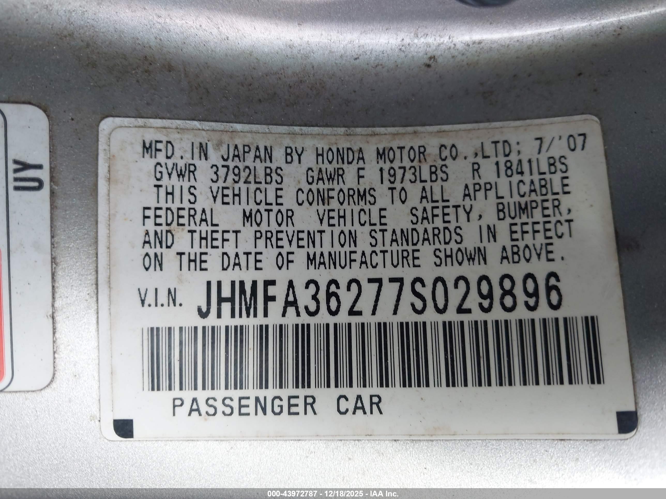 HONDA CIVIC image 9