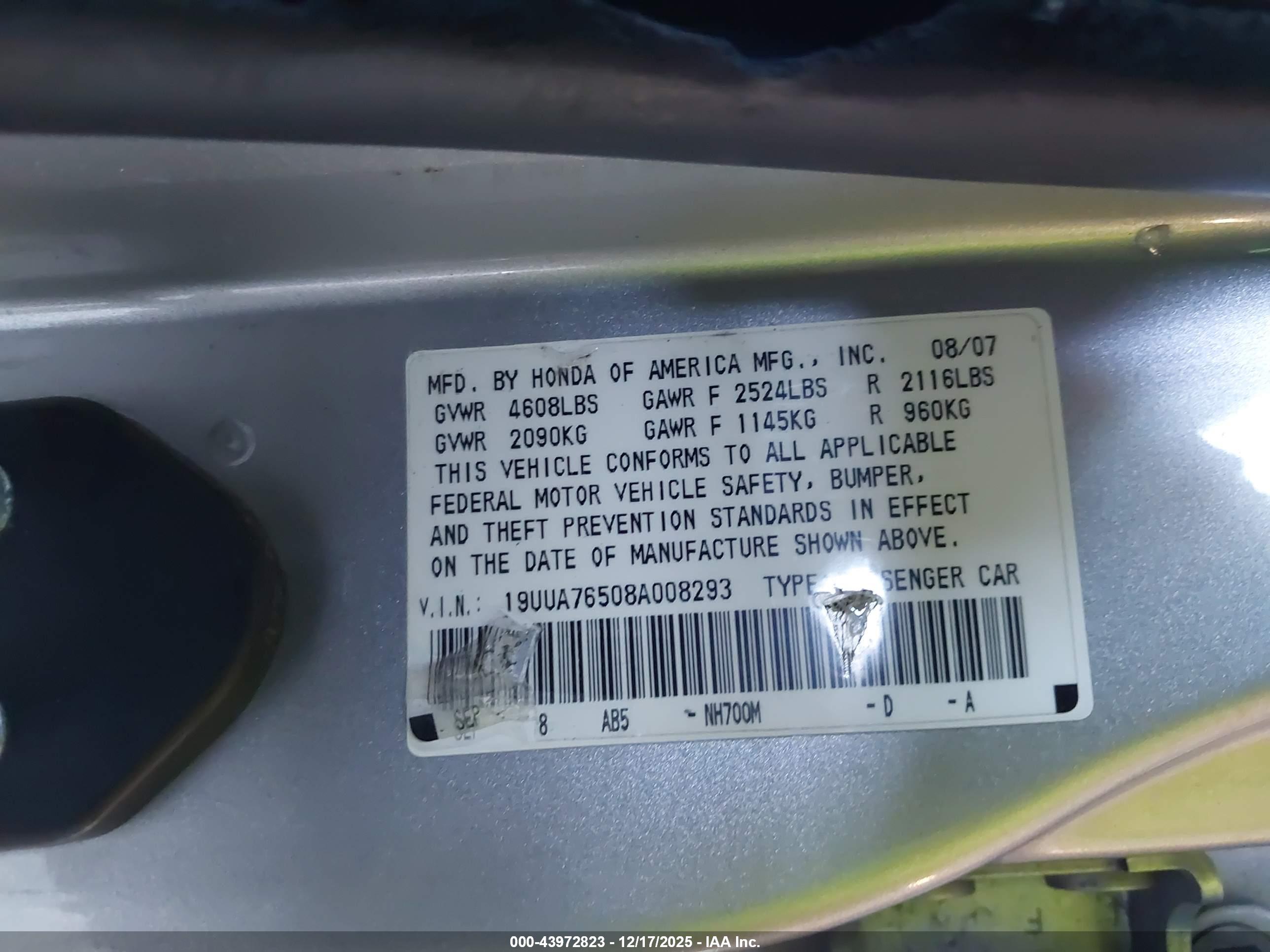 ACURA TL image 9