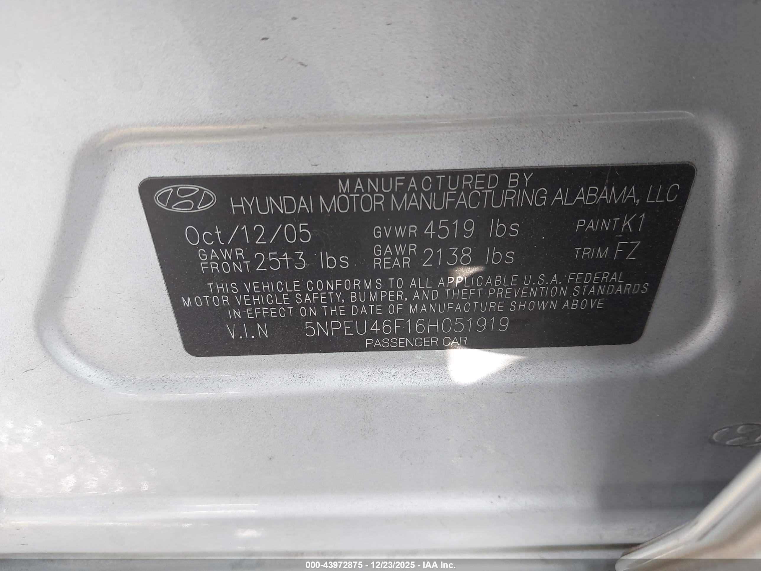 HYUNDAI SONATA image 9