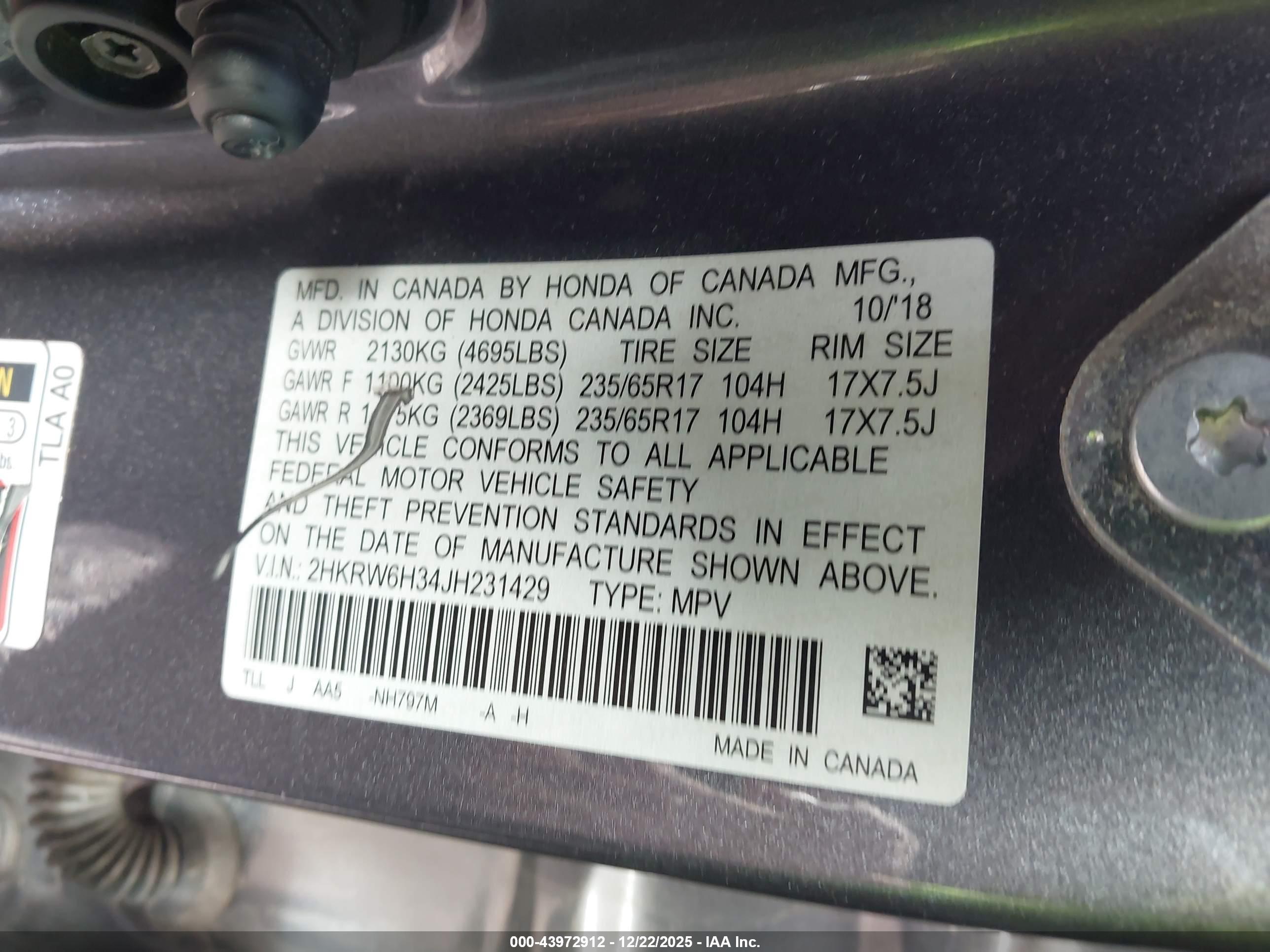 HONDA CR-V image 9