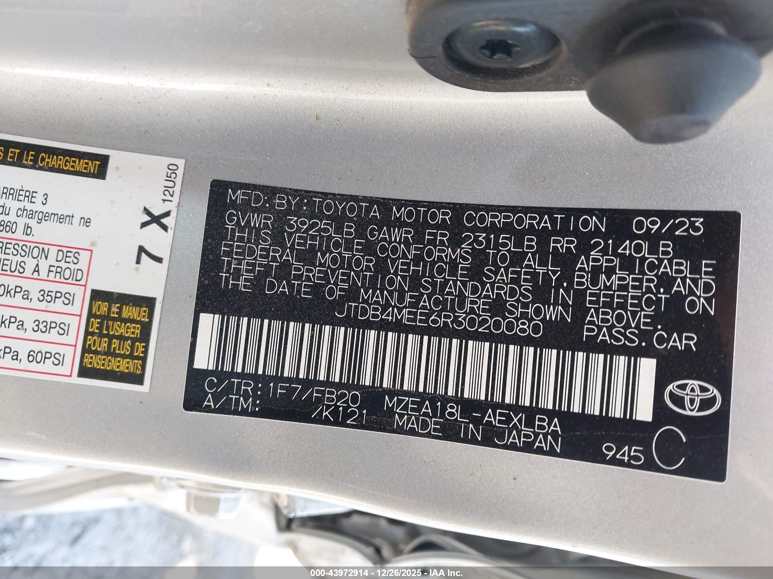 TOYOTA COROLLA image 9