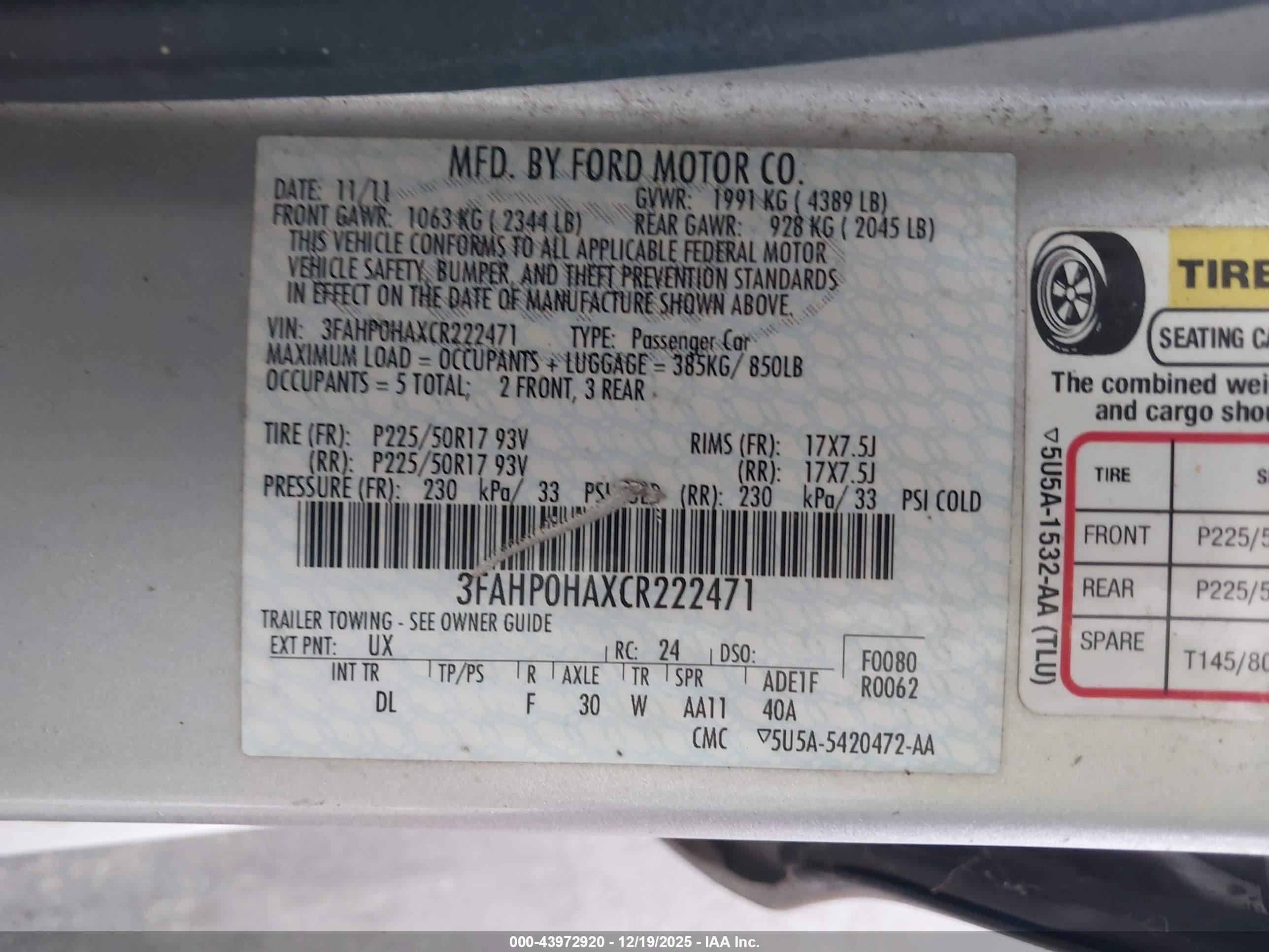 FORD FUSION image 9