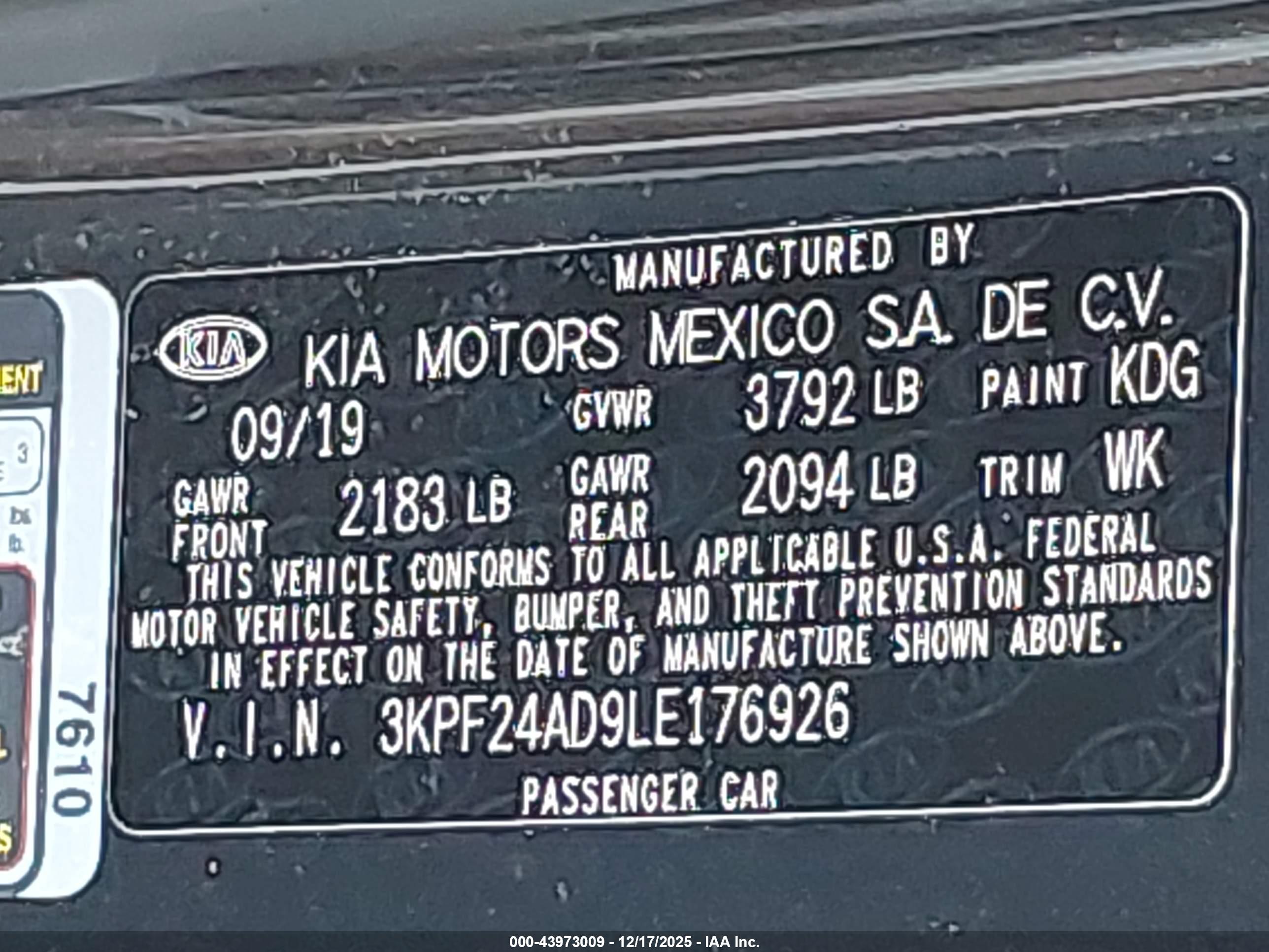 KIA FORTE image 9