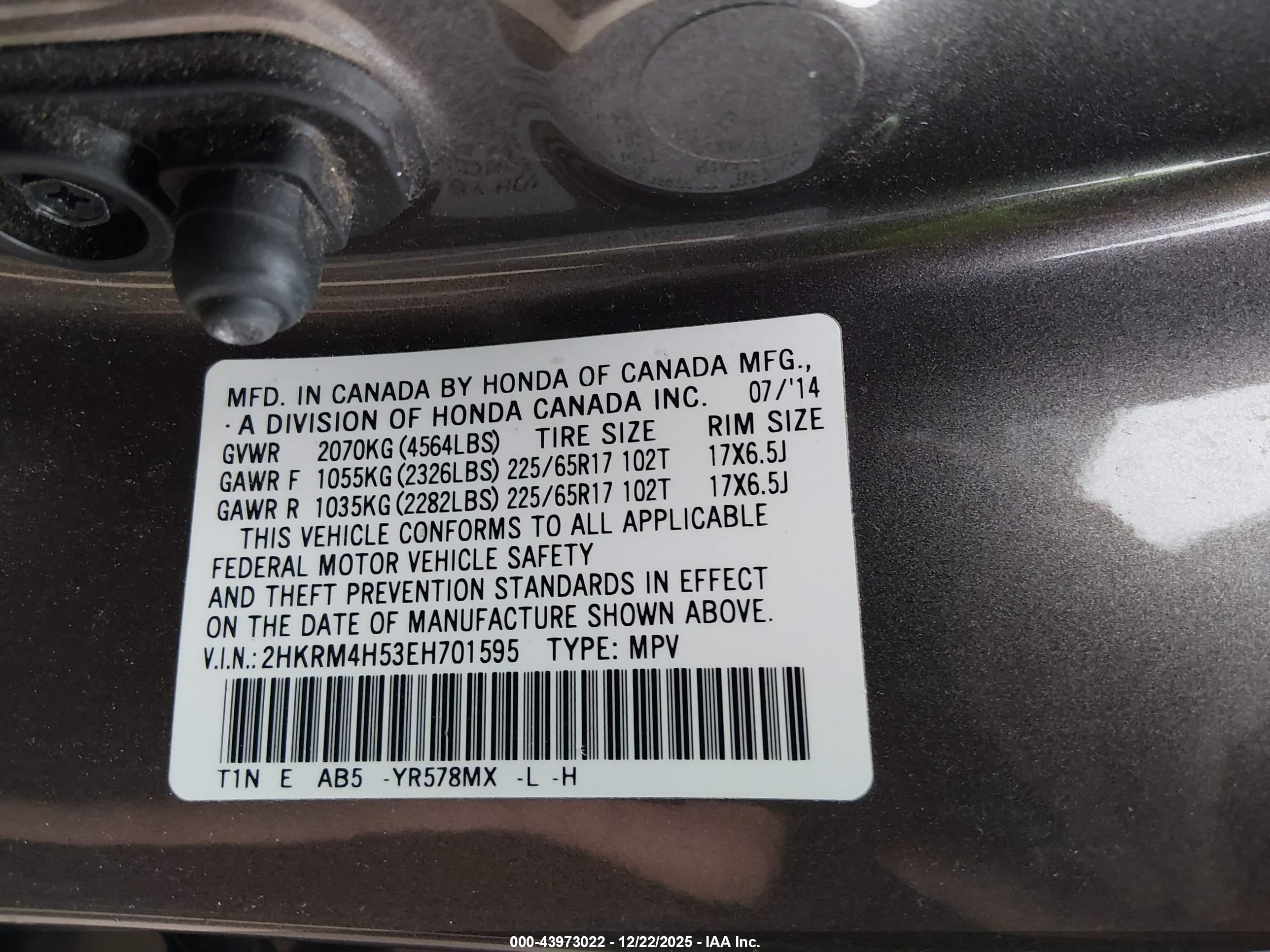 HONDA CR-V image 9