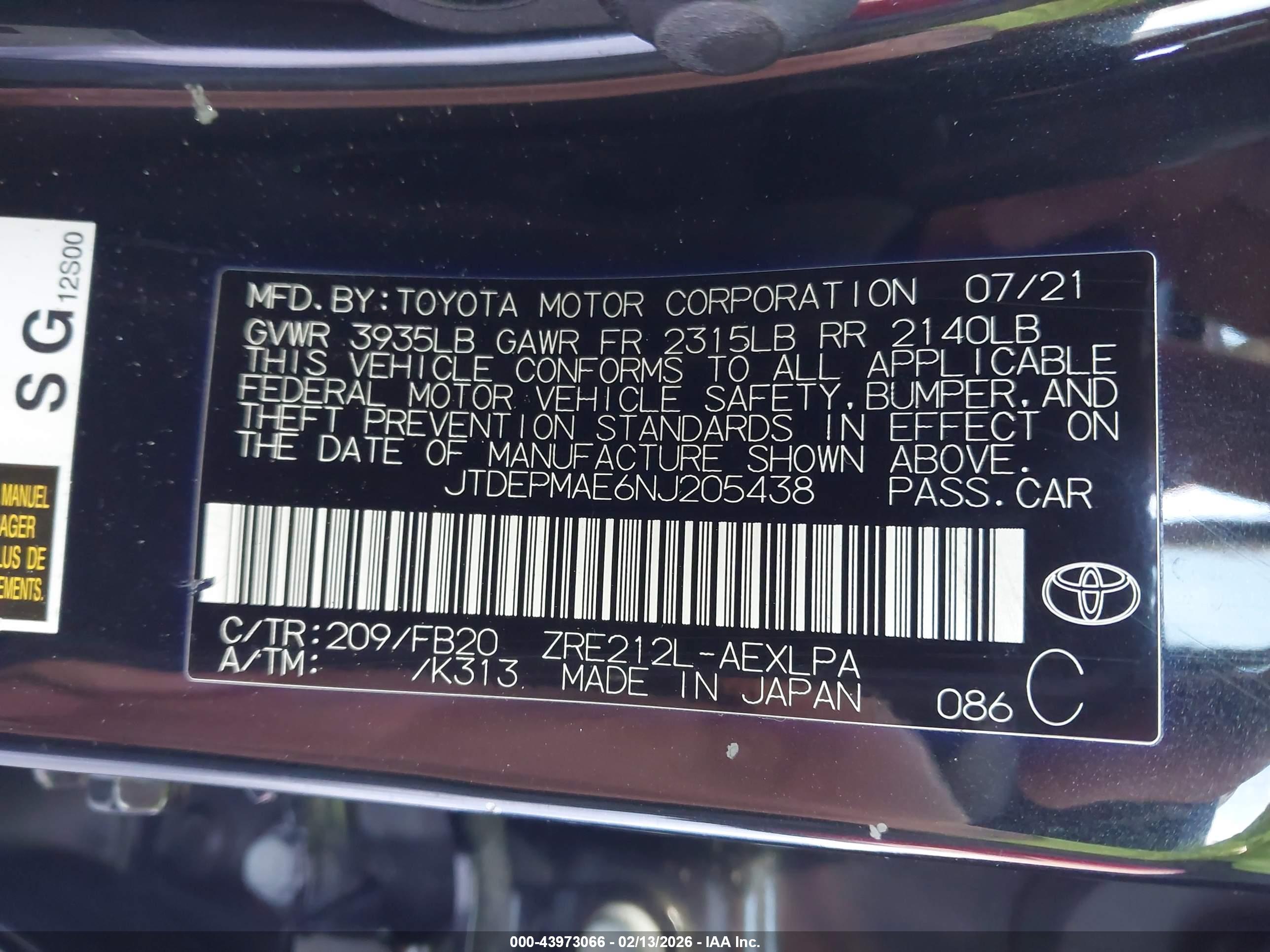 TOYOTA COROLLA image 9
