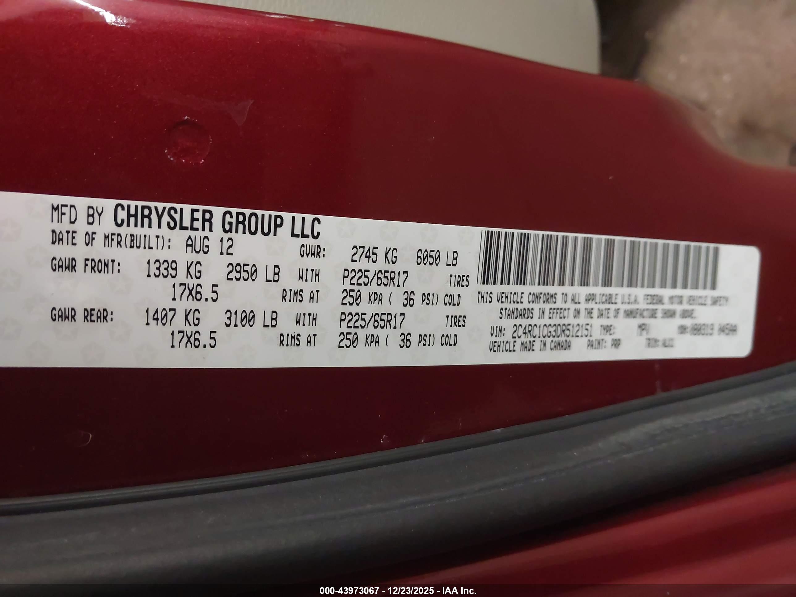 CHRYSLER TOWN image 9