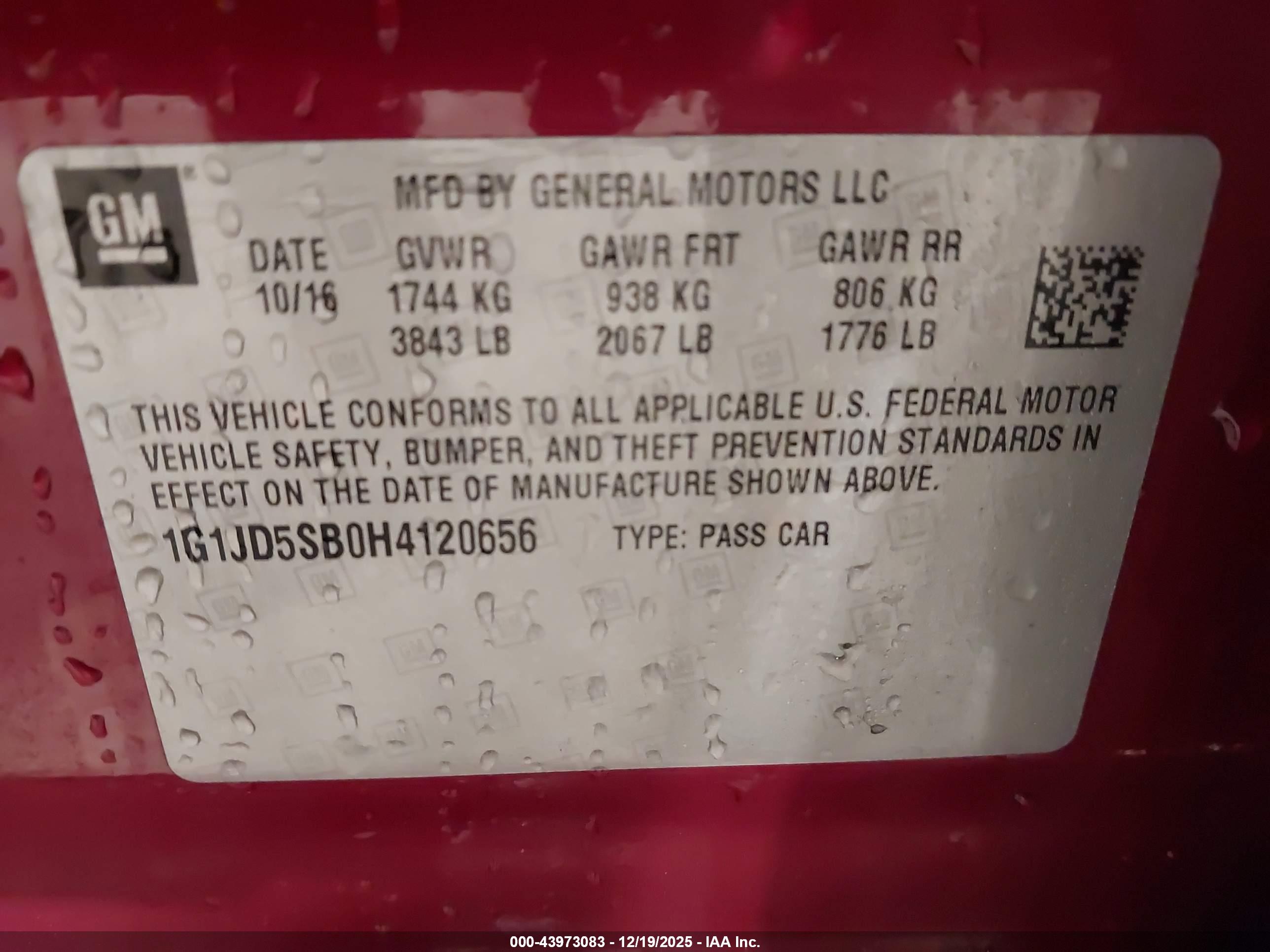 CHEVROLET SONIC image 9