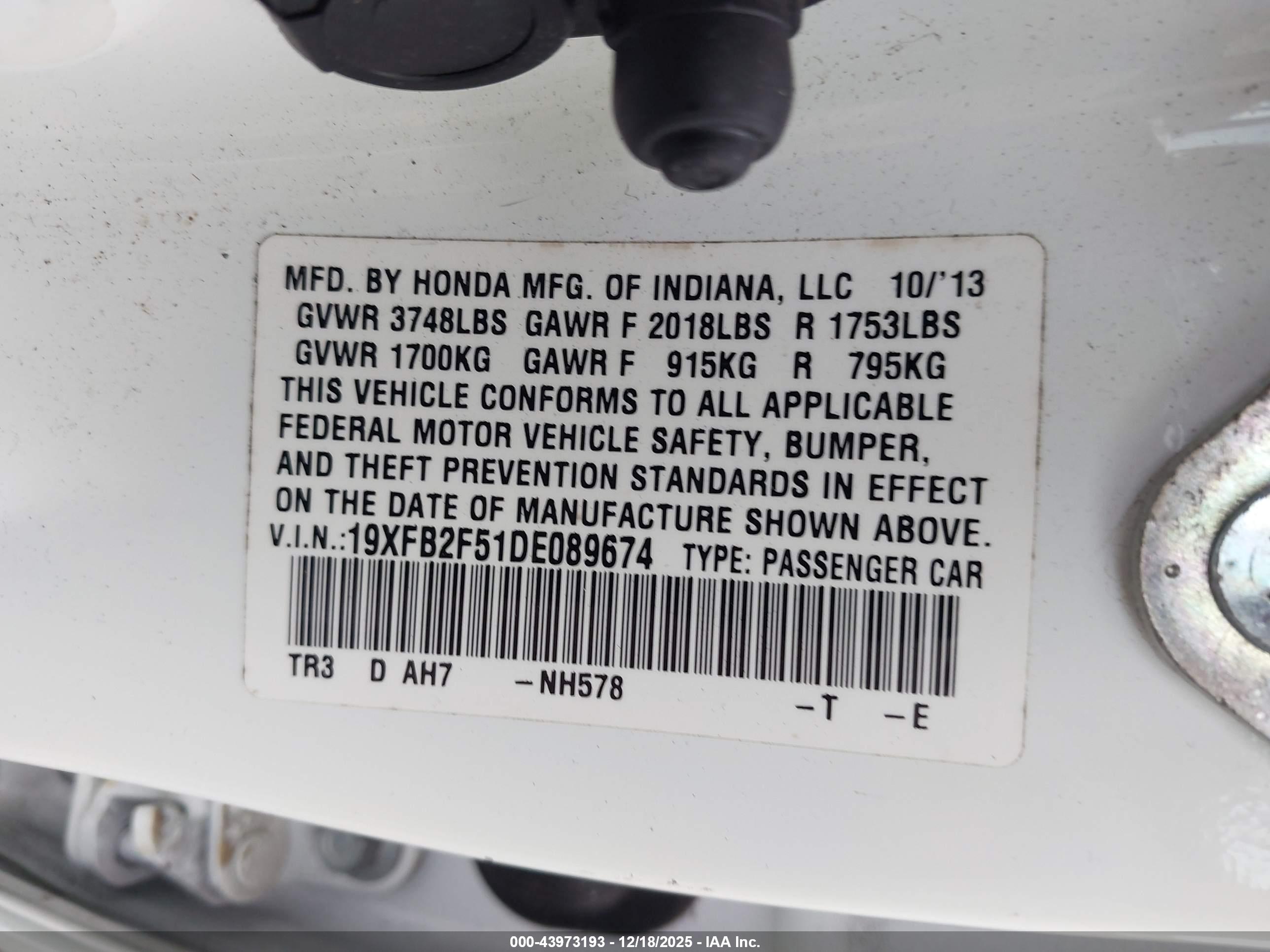 HONDA CIVIC image 9