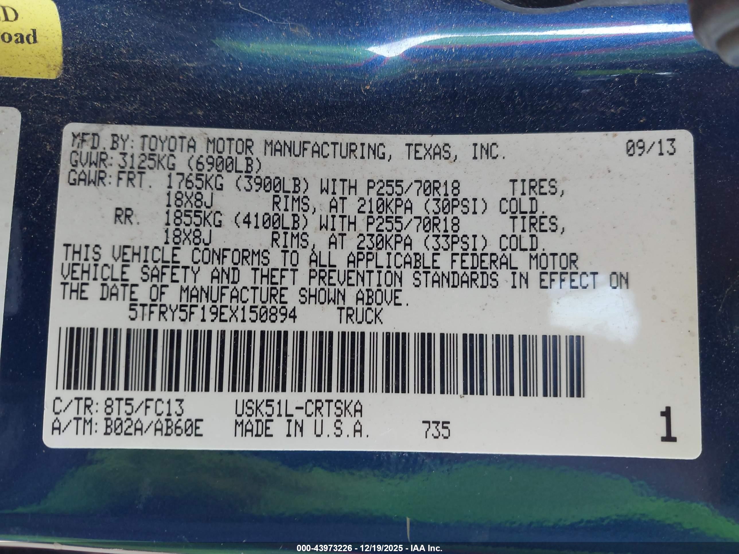 TOYOTA TUNDRA image 9