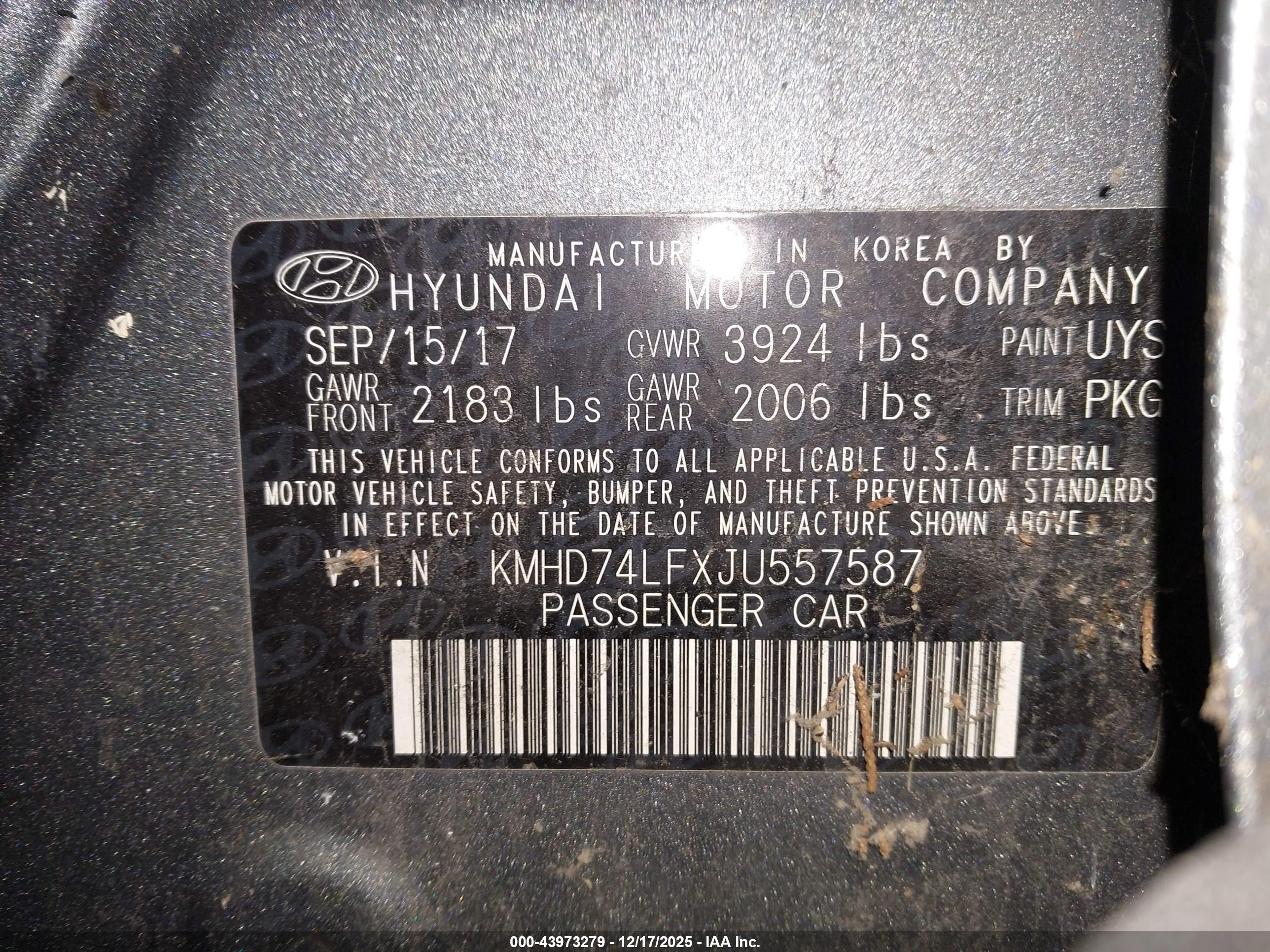 HYUNDAI ELANTRA image 9