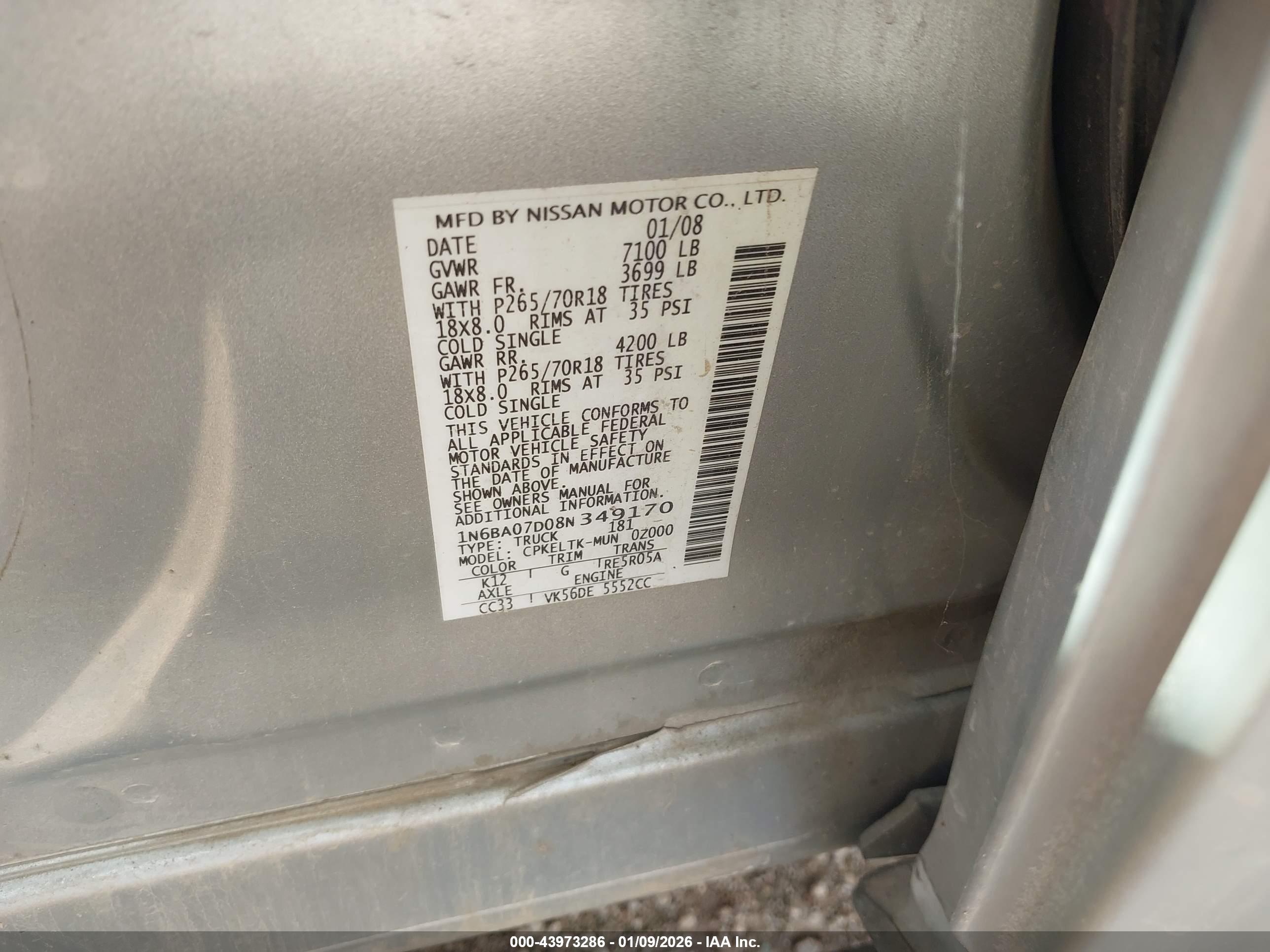 NISSAN TITAN image 9
