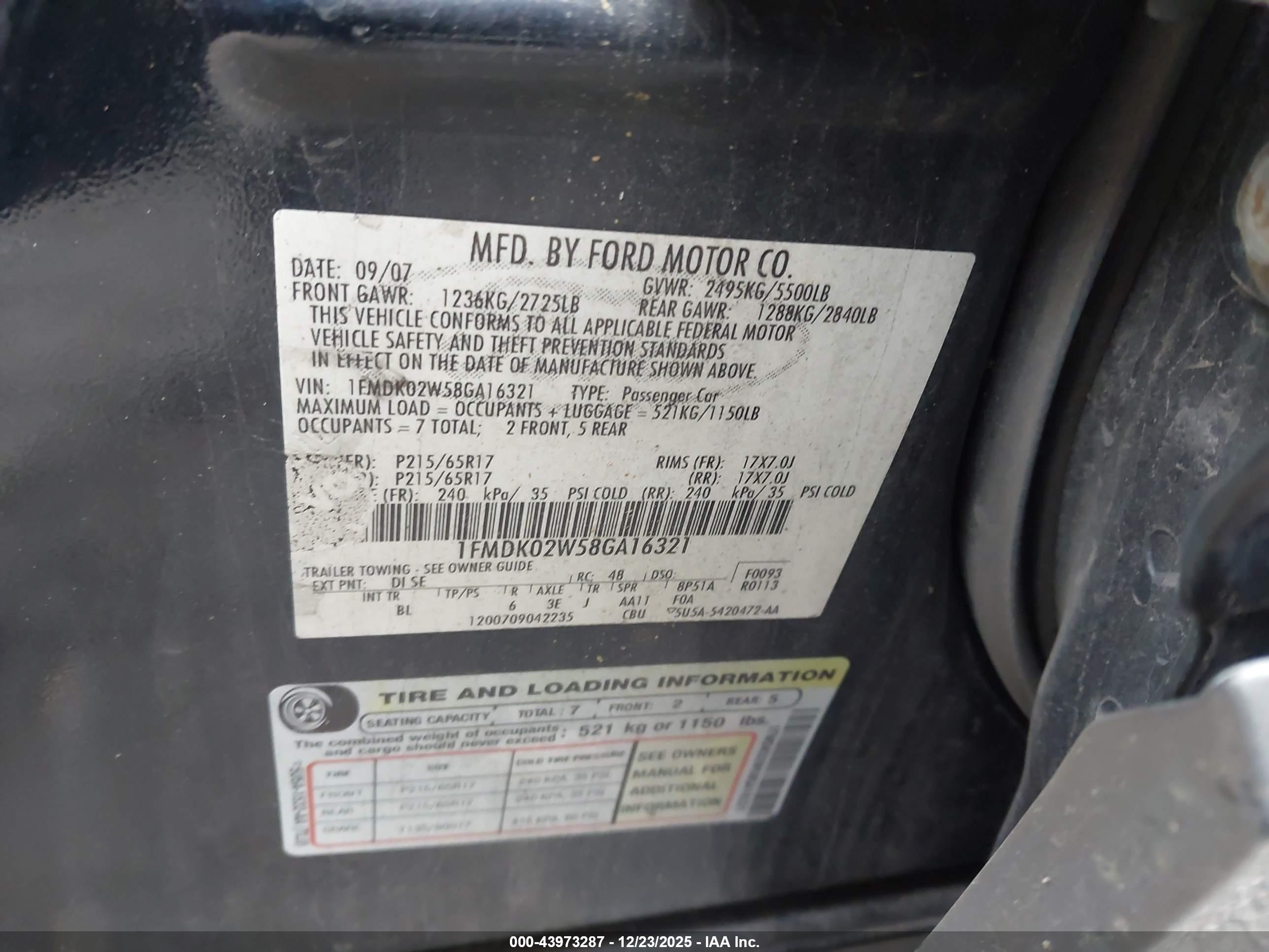 FORD TAURUS image 9