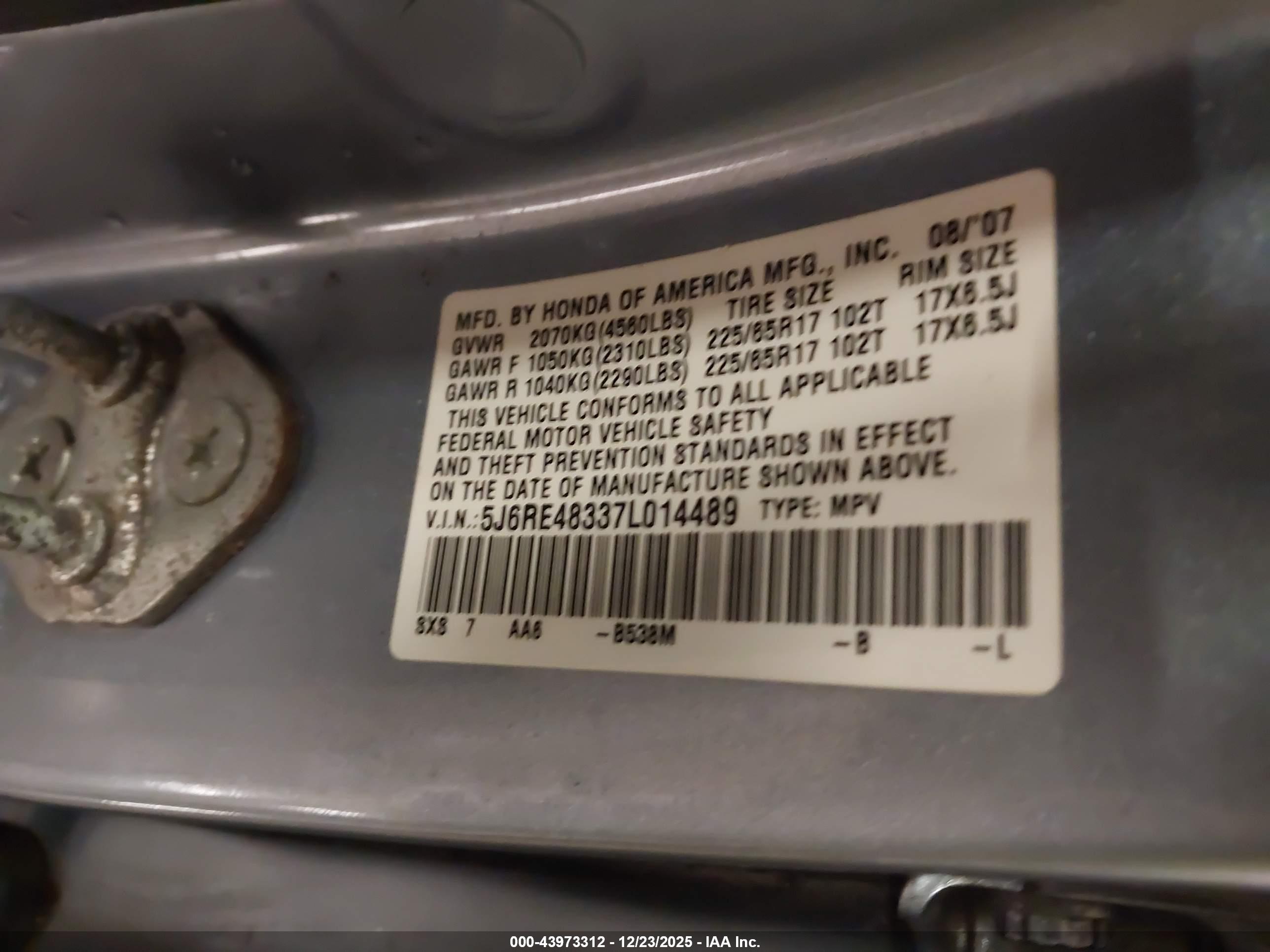 HONDA CR-V image 9
