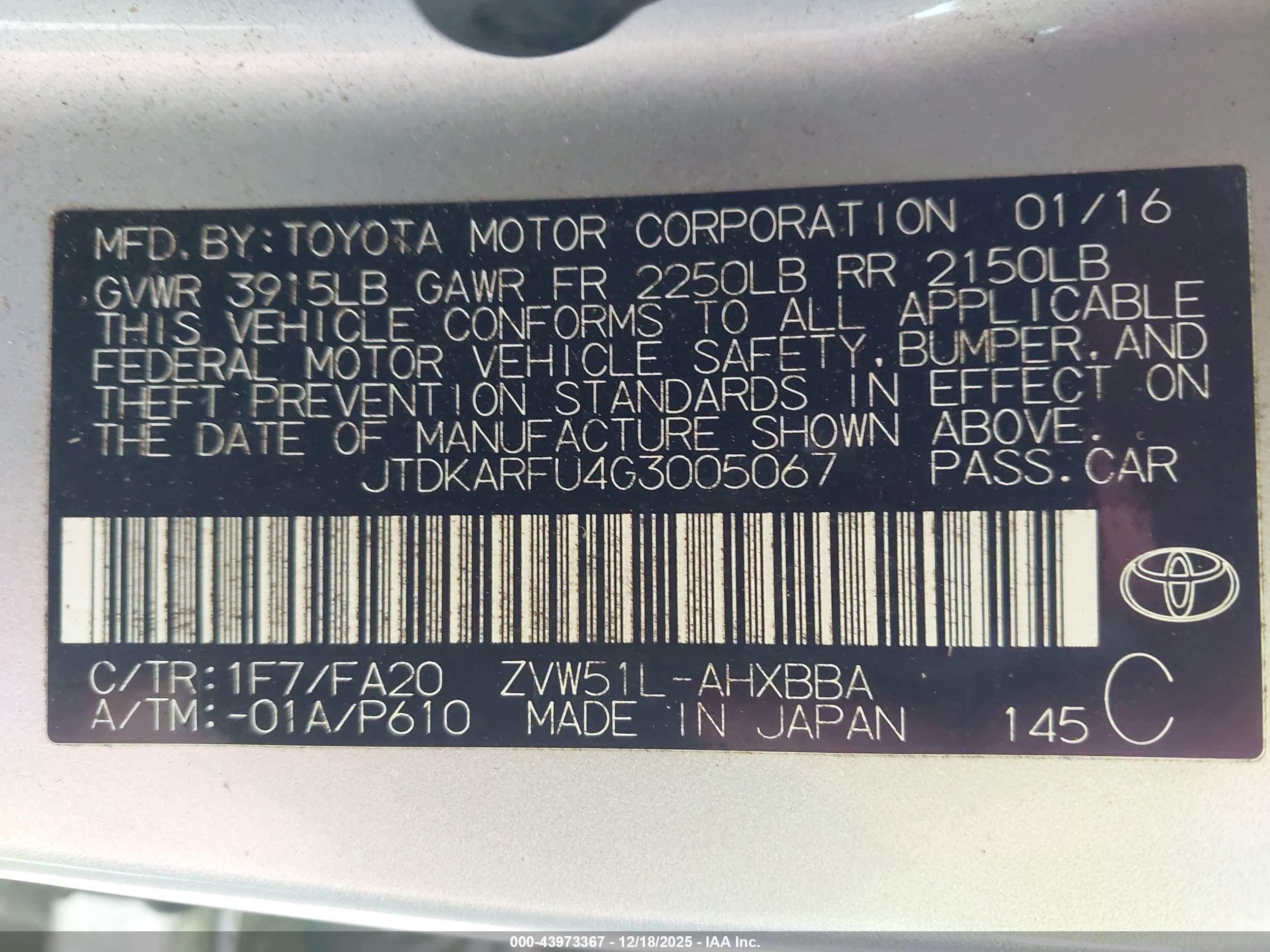 TOYOTA PRIUS image 9