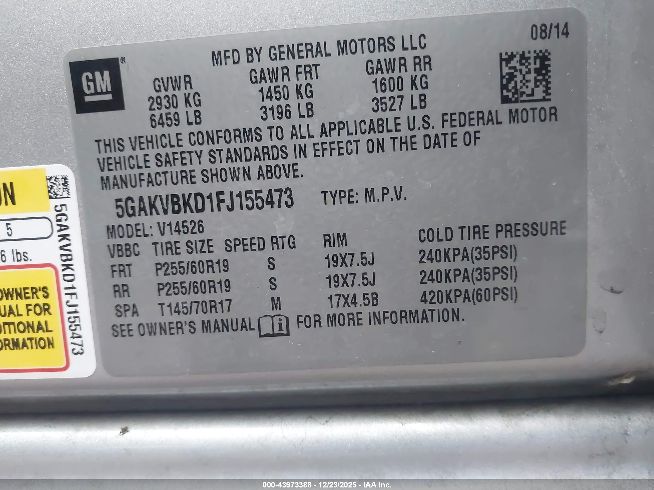 BUICK ENCLAVE image 9