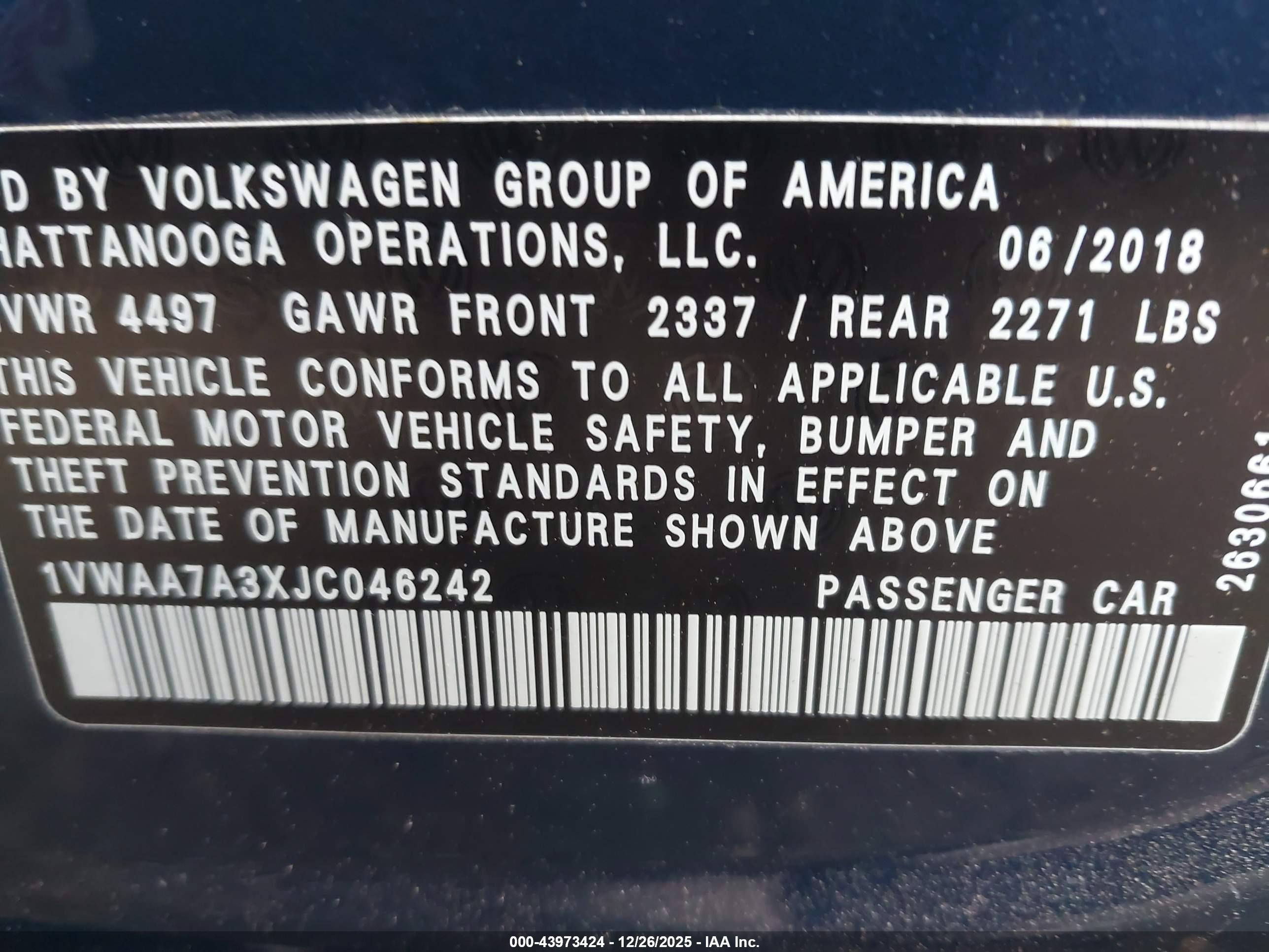 VOLKSWAGEN PASSAT image 9