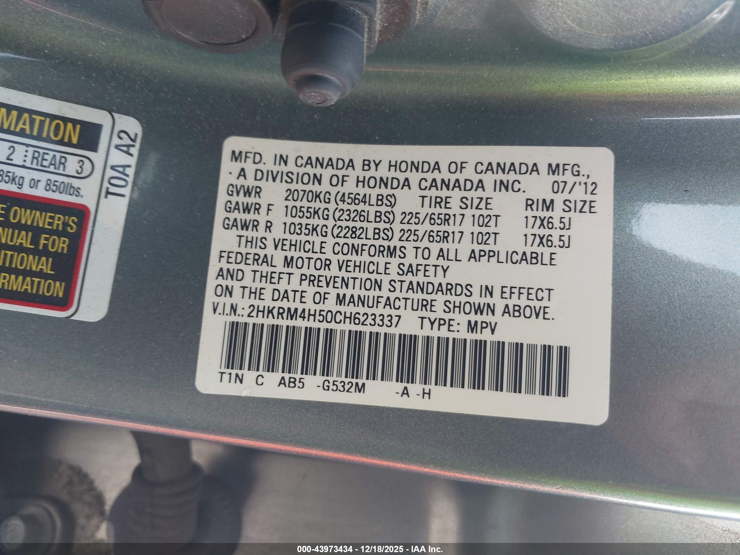 HONDA CR-V image 9