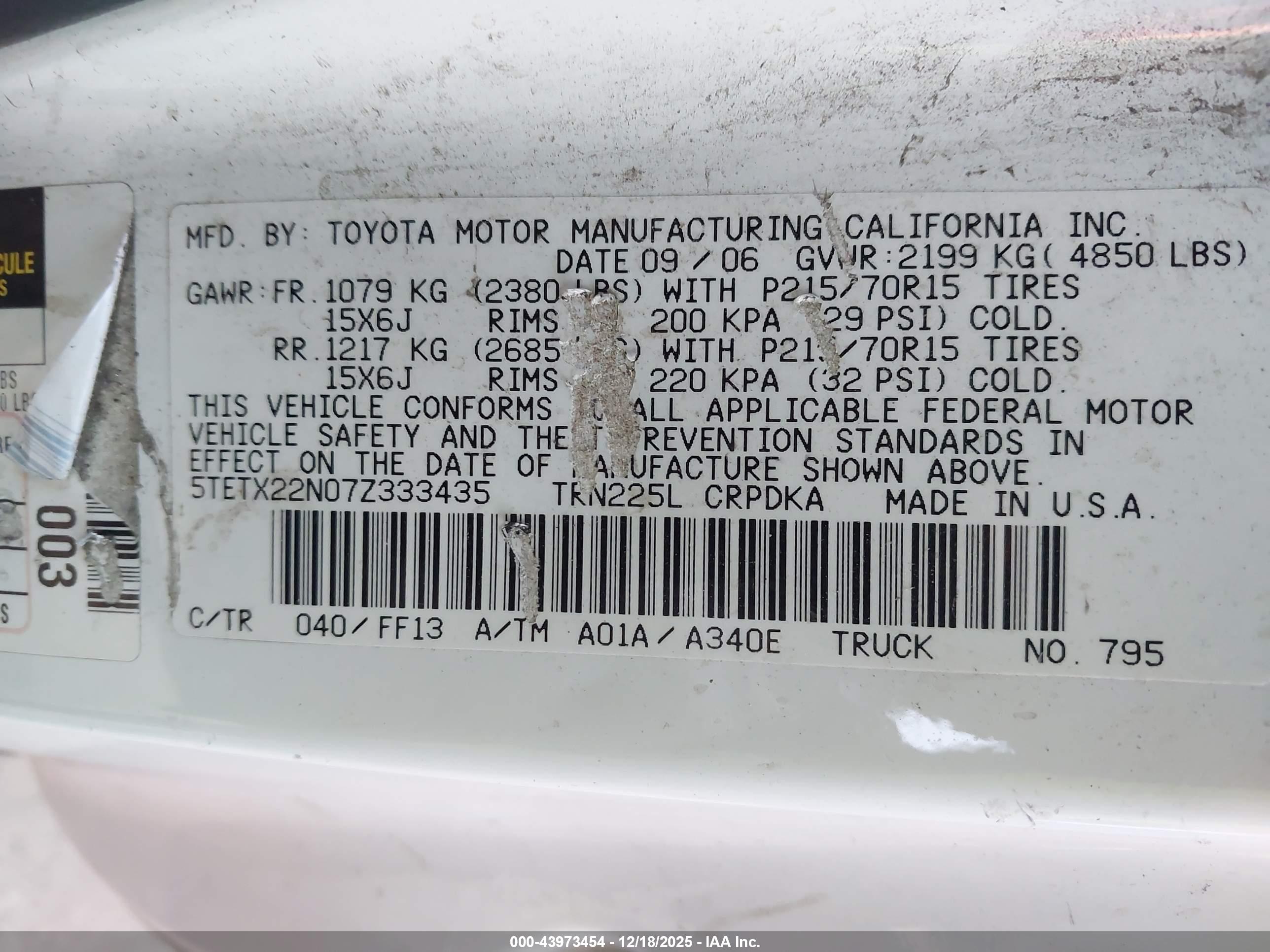 TOYOTA TACOMA image 9