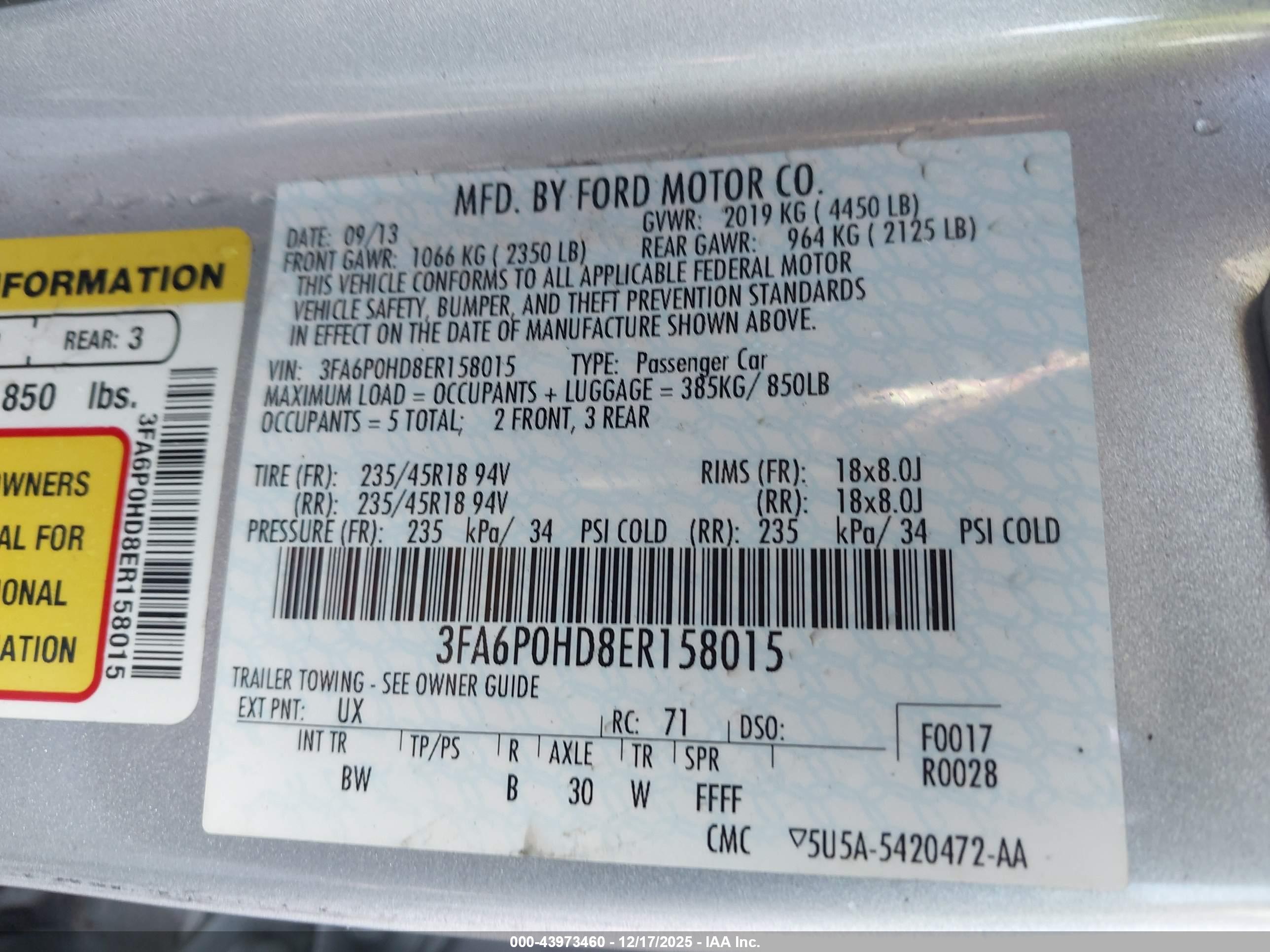 FORD FUSION image 9