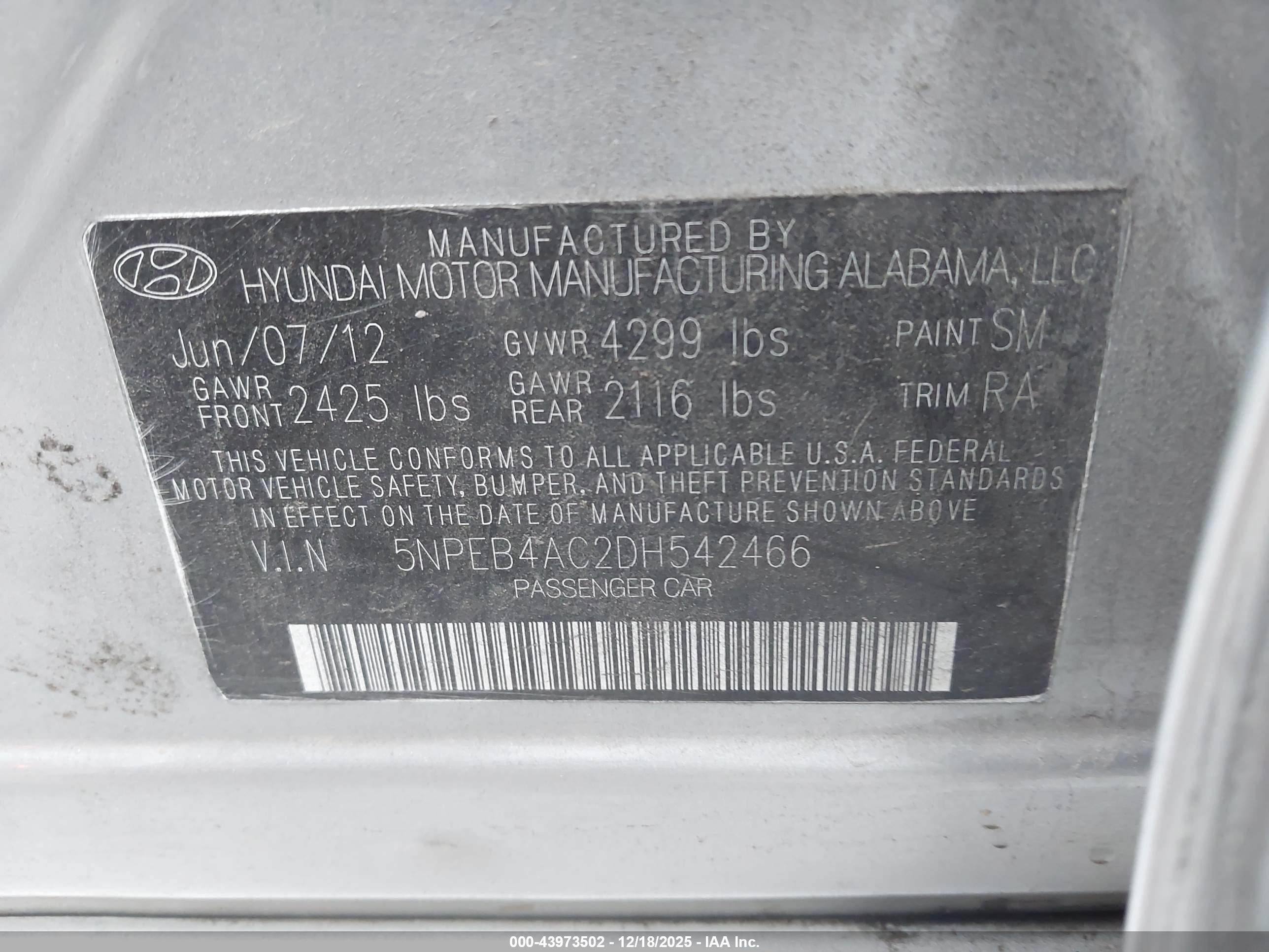 HYUNDAI SONATA image 9