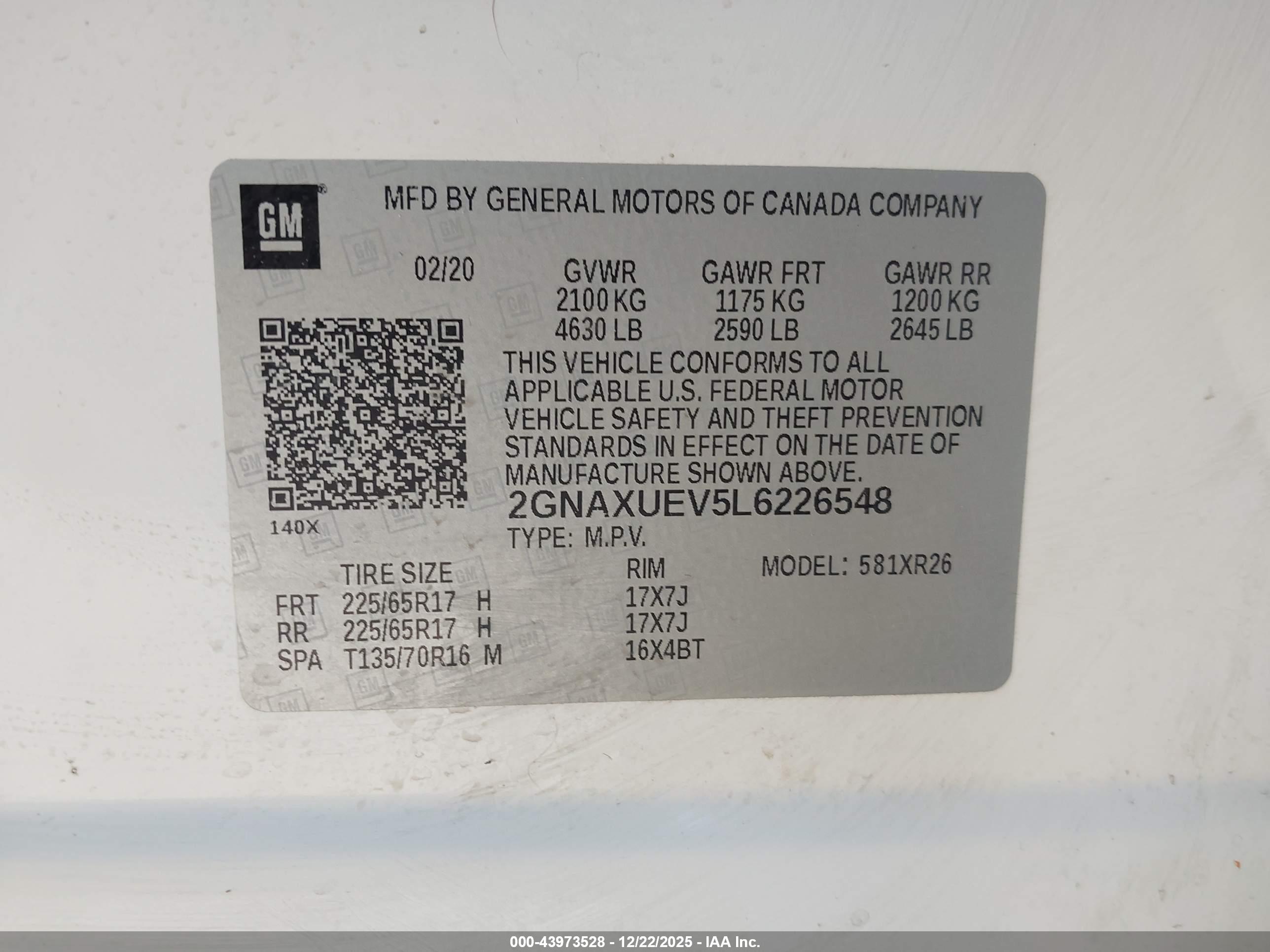 CHEVROLET EQUINOX image 9