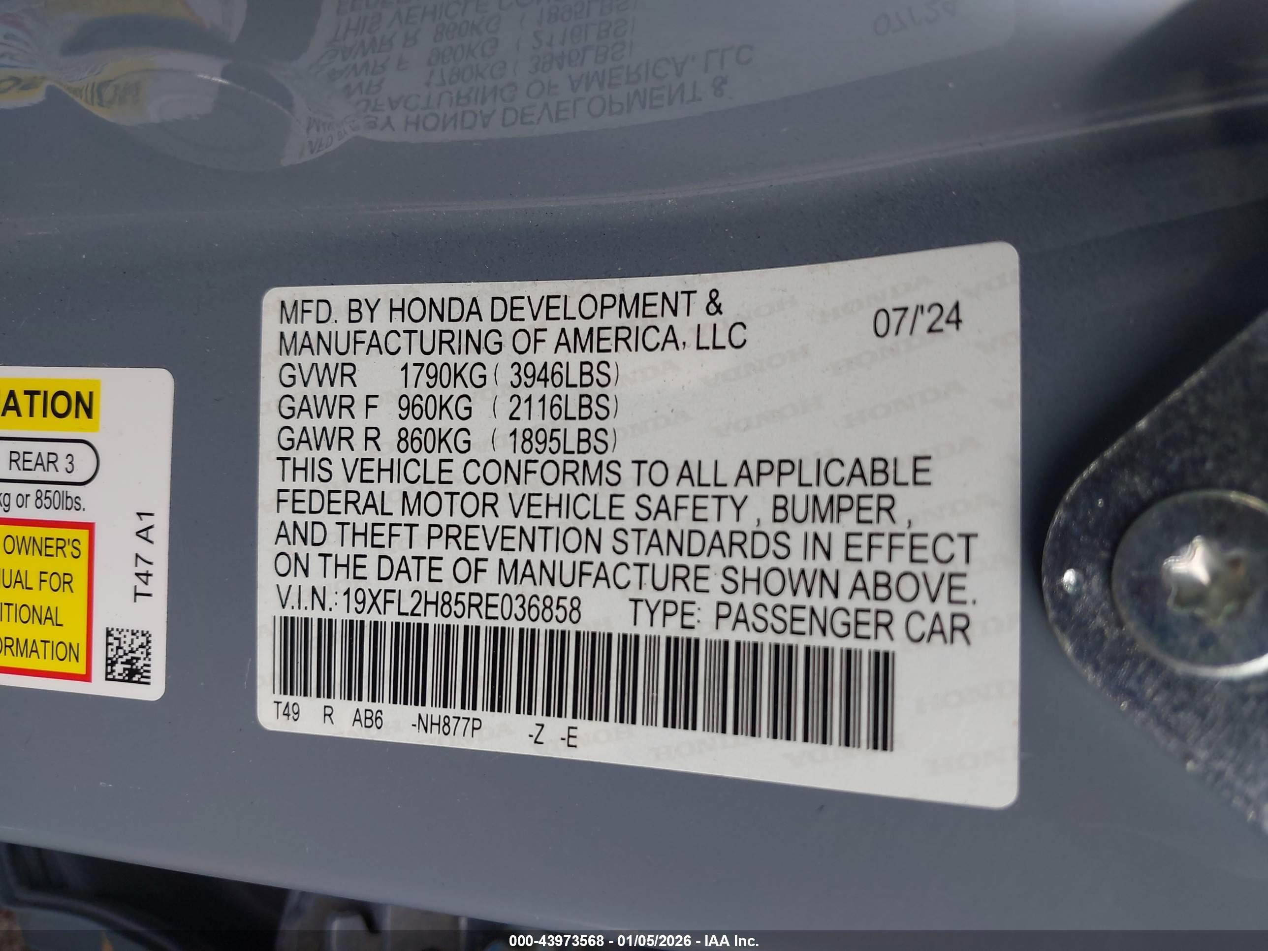 HONDA CIVIC image 9