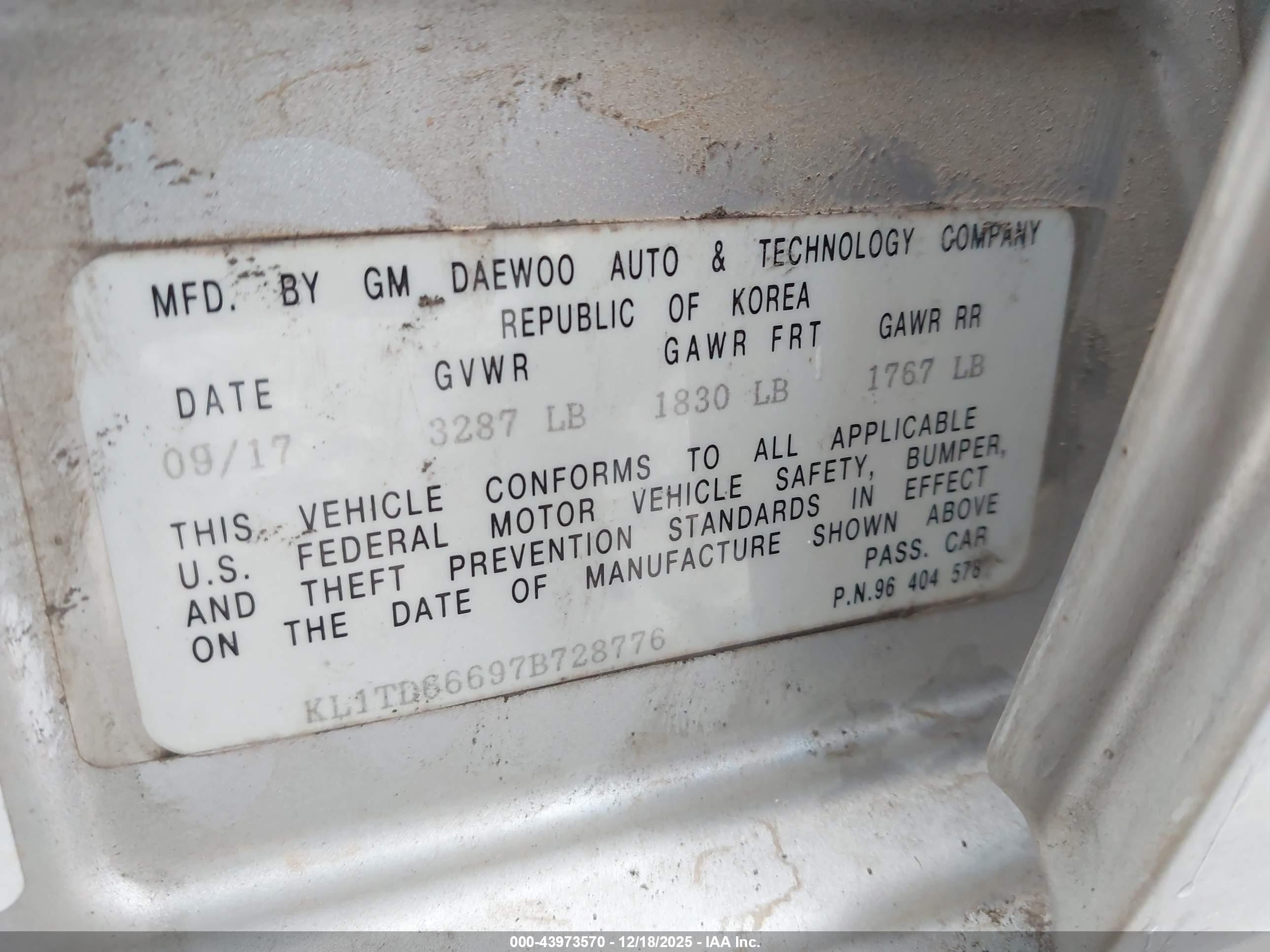 CHEVROLET AVEO image 9