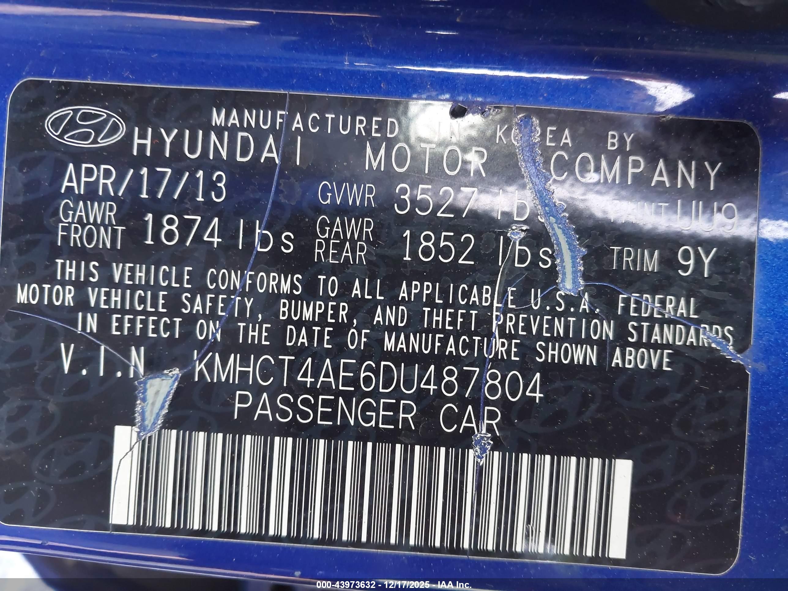 HYUNDAI ACCENT image 9