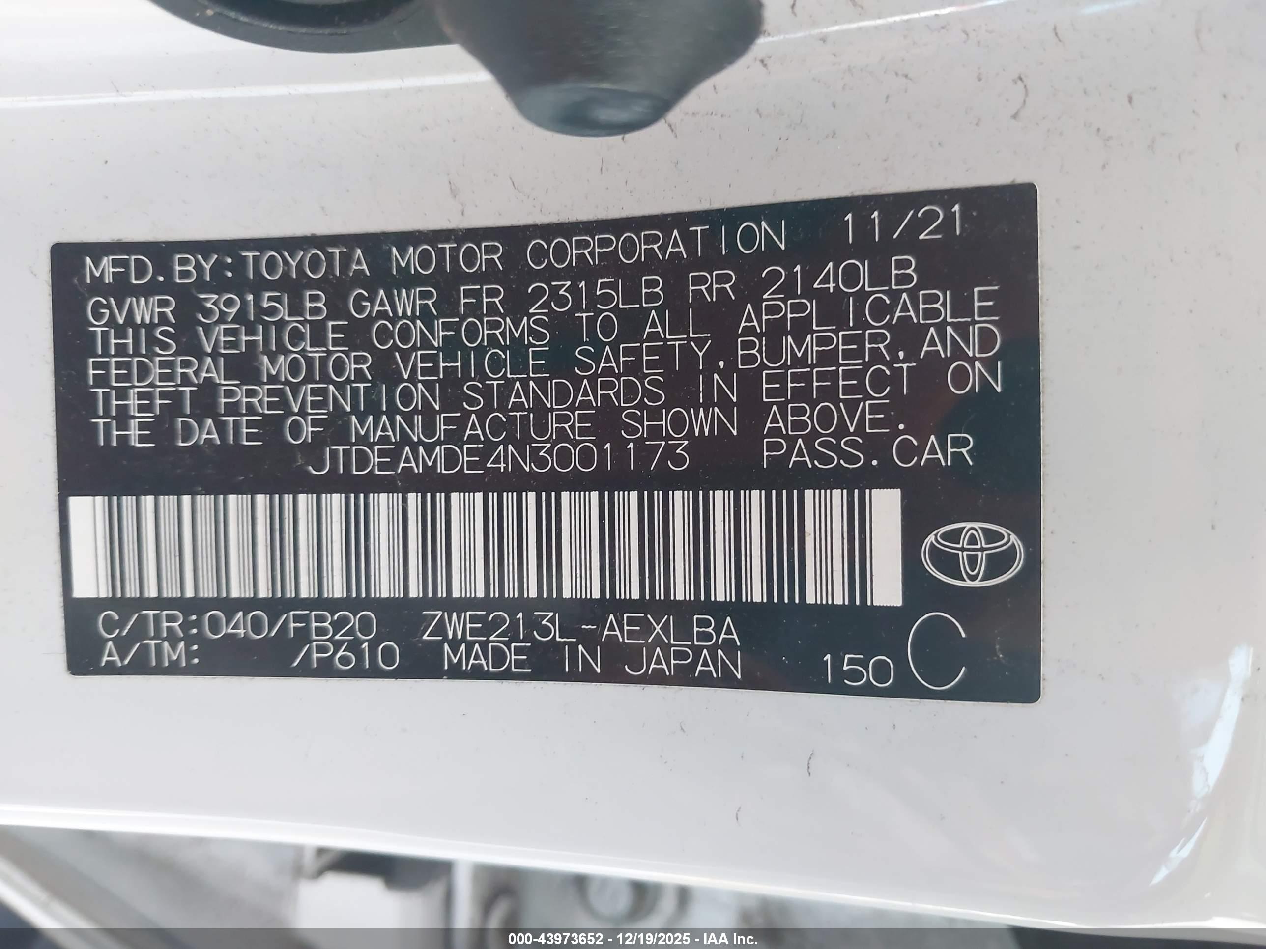TOYOTA COROLLA image 9