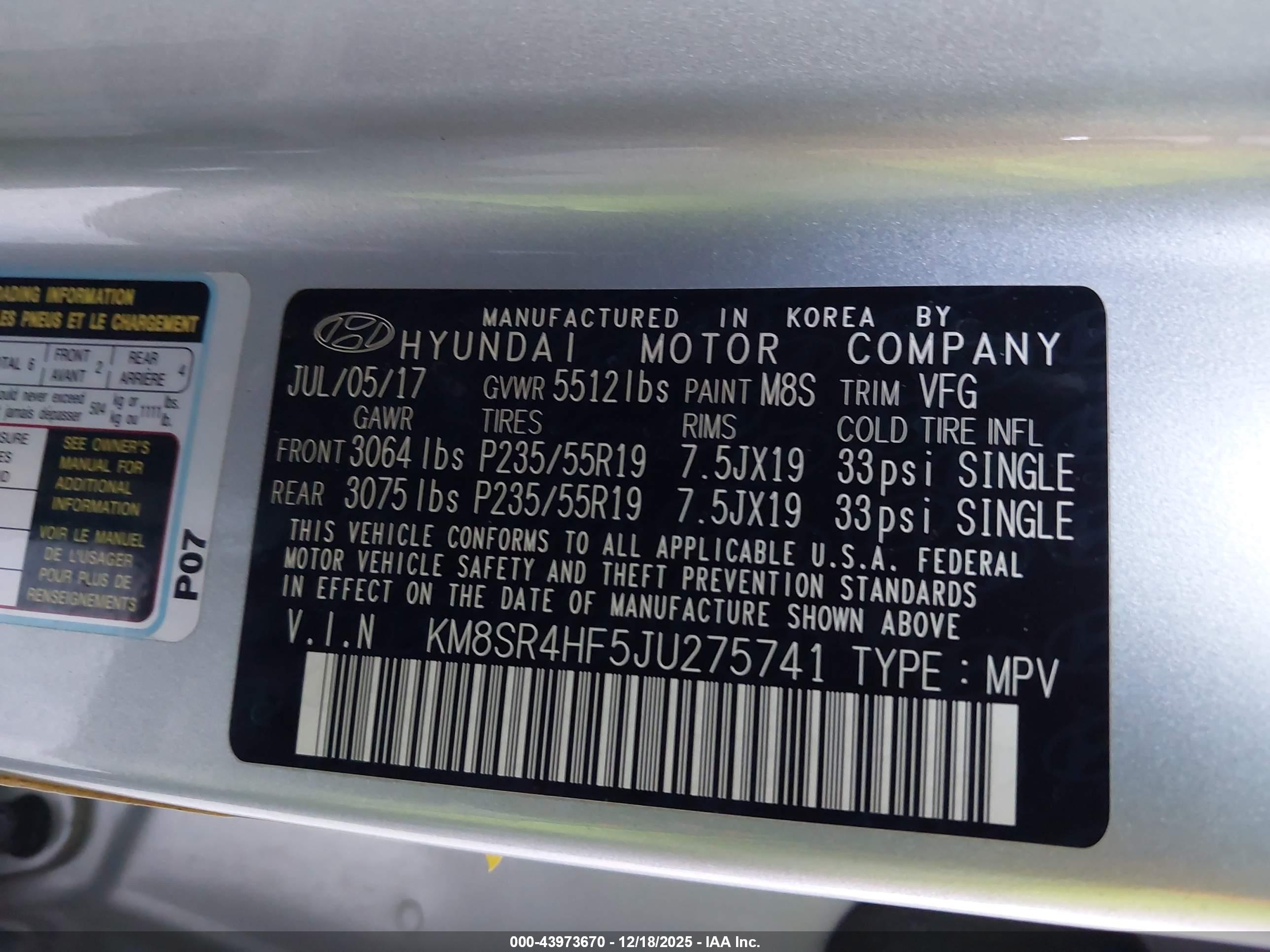 HYUNDAI SANTA image 9