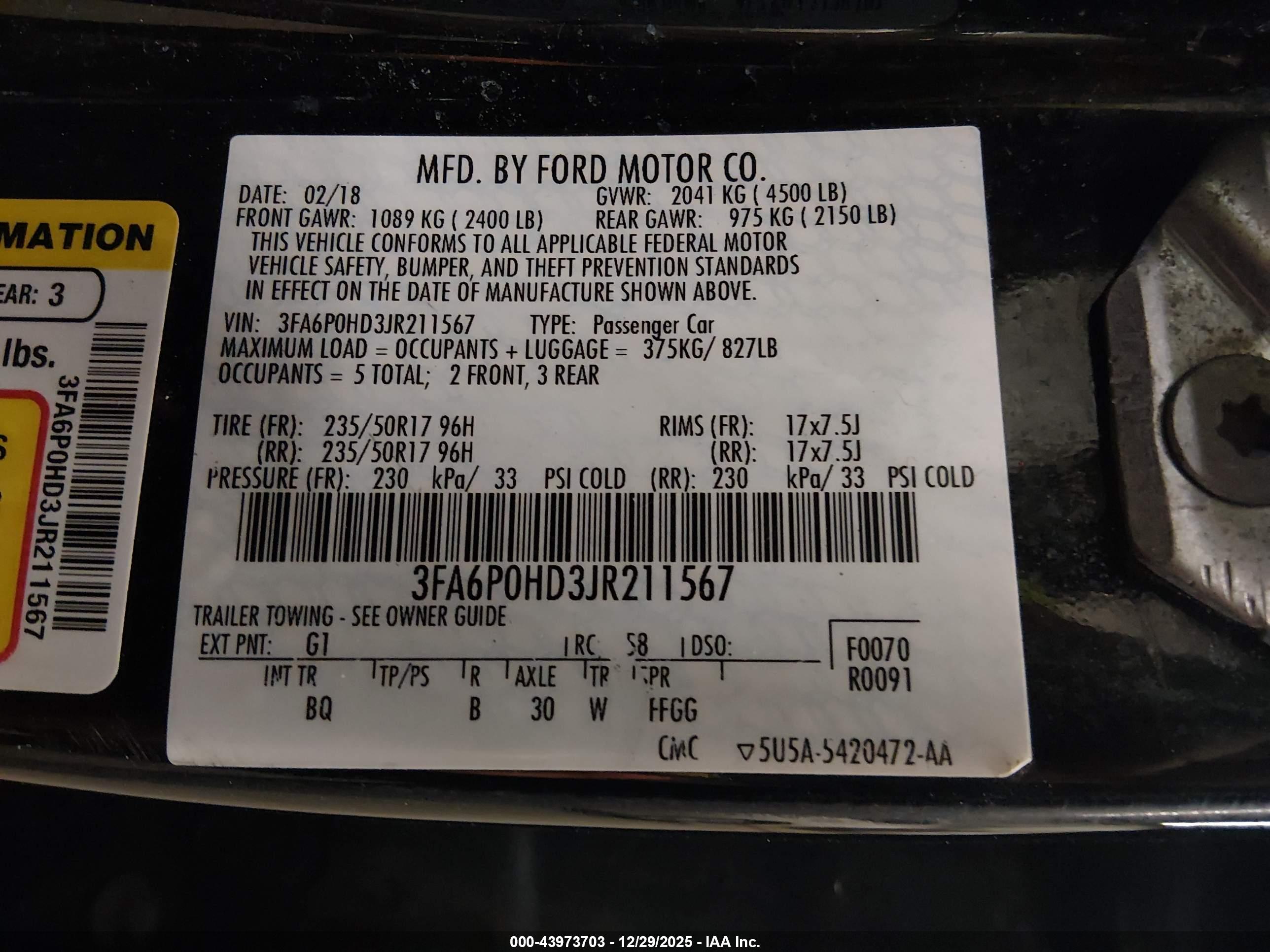 FORD FUSION image 9