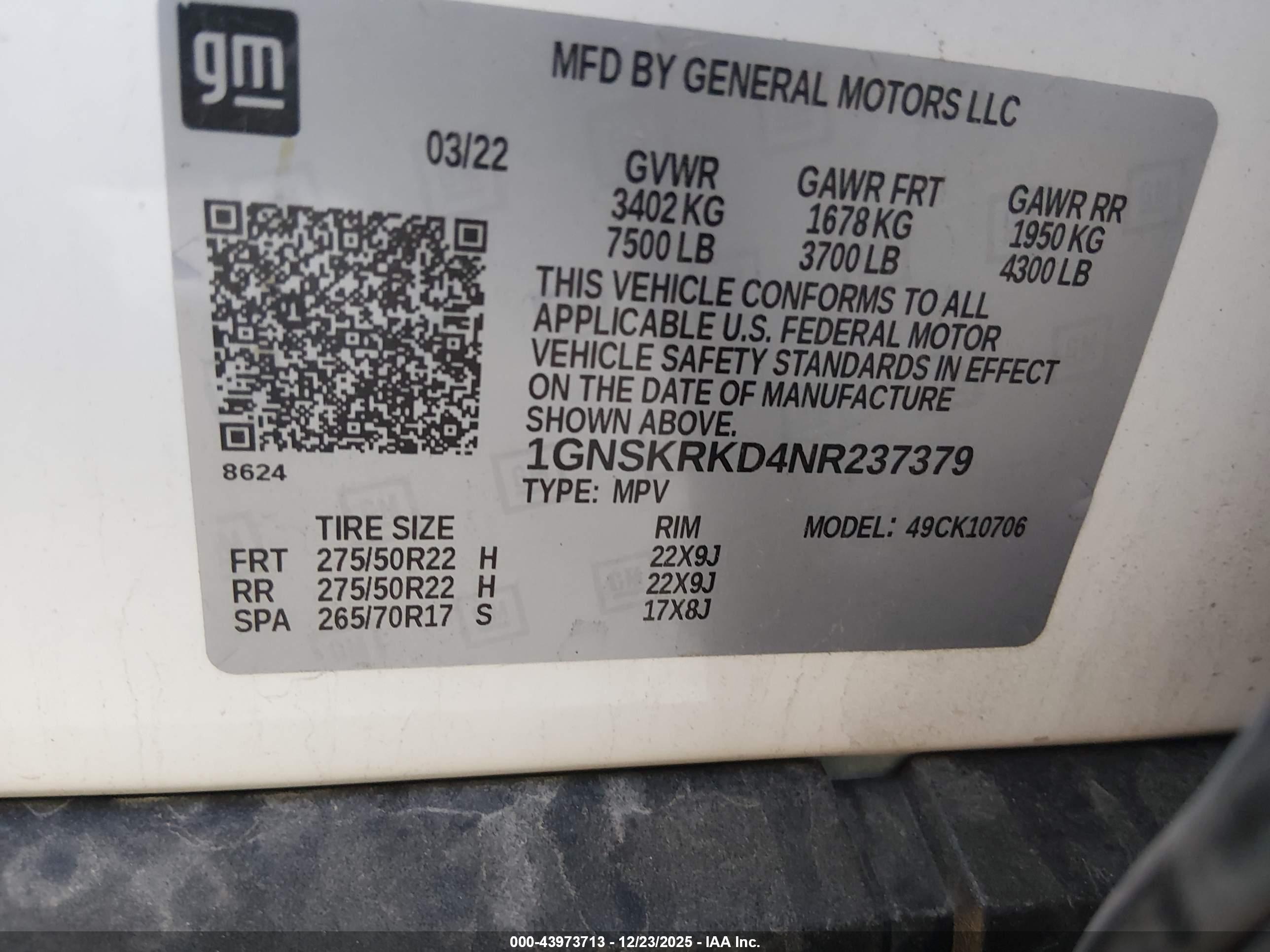 CHEVROLET TAHOE image 9