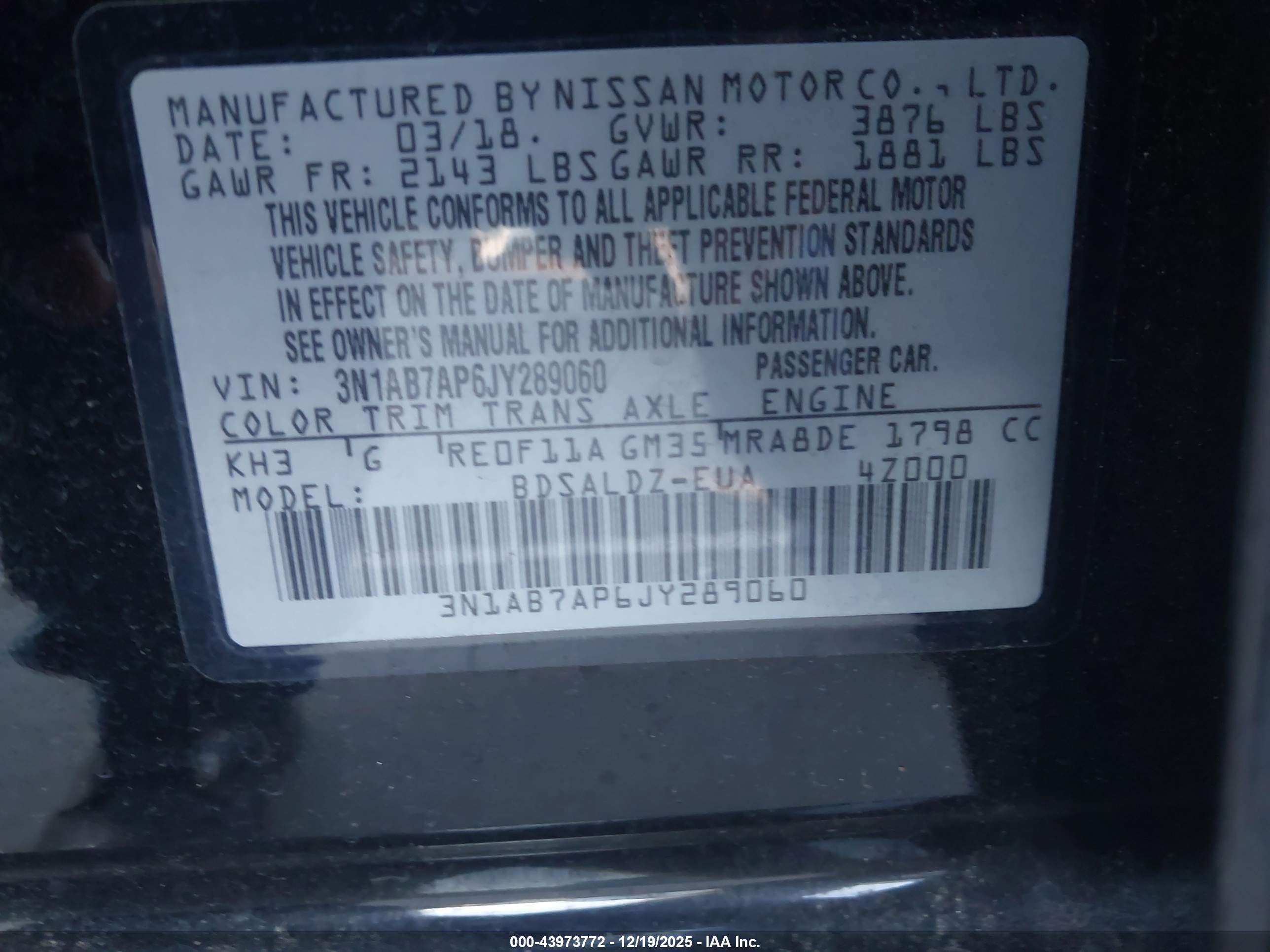 NISSAN SENTRA image 9