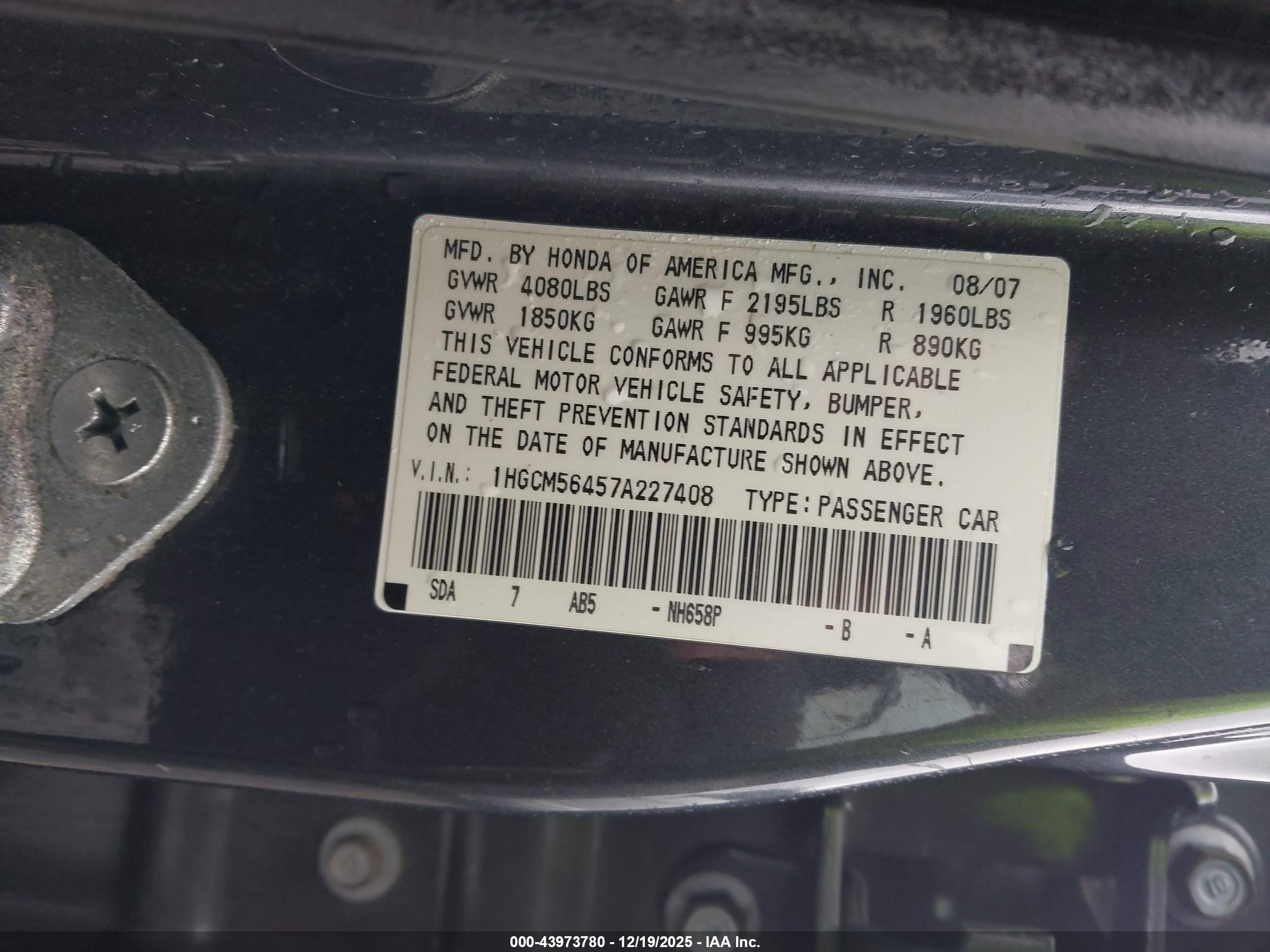 HONDA ACCORD image 9