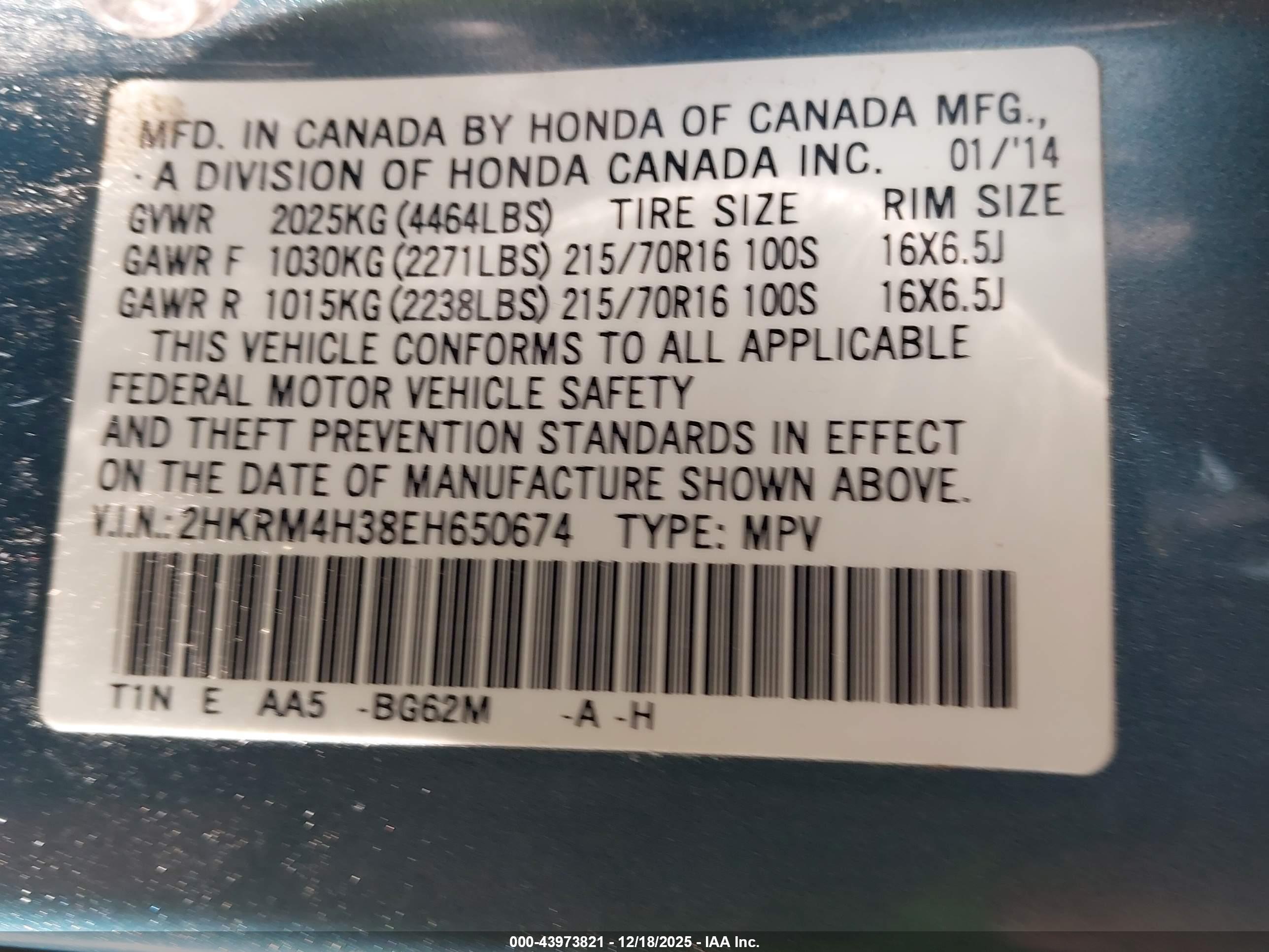 HONDA CR-V image 9