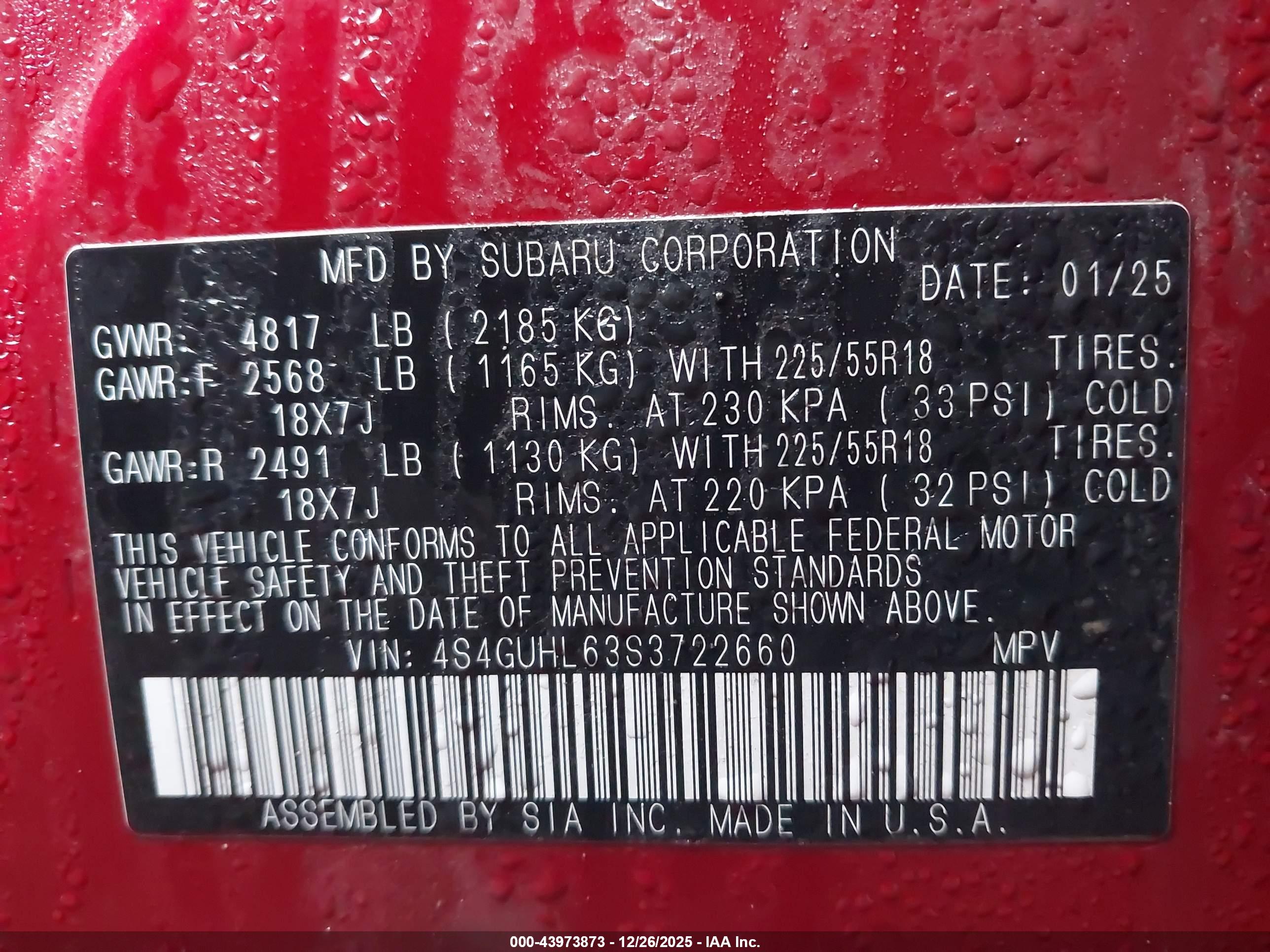 SUBARU CROSSTREK image 9