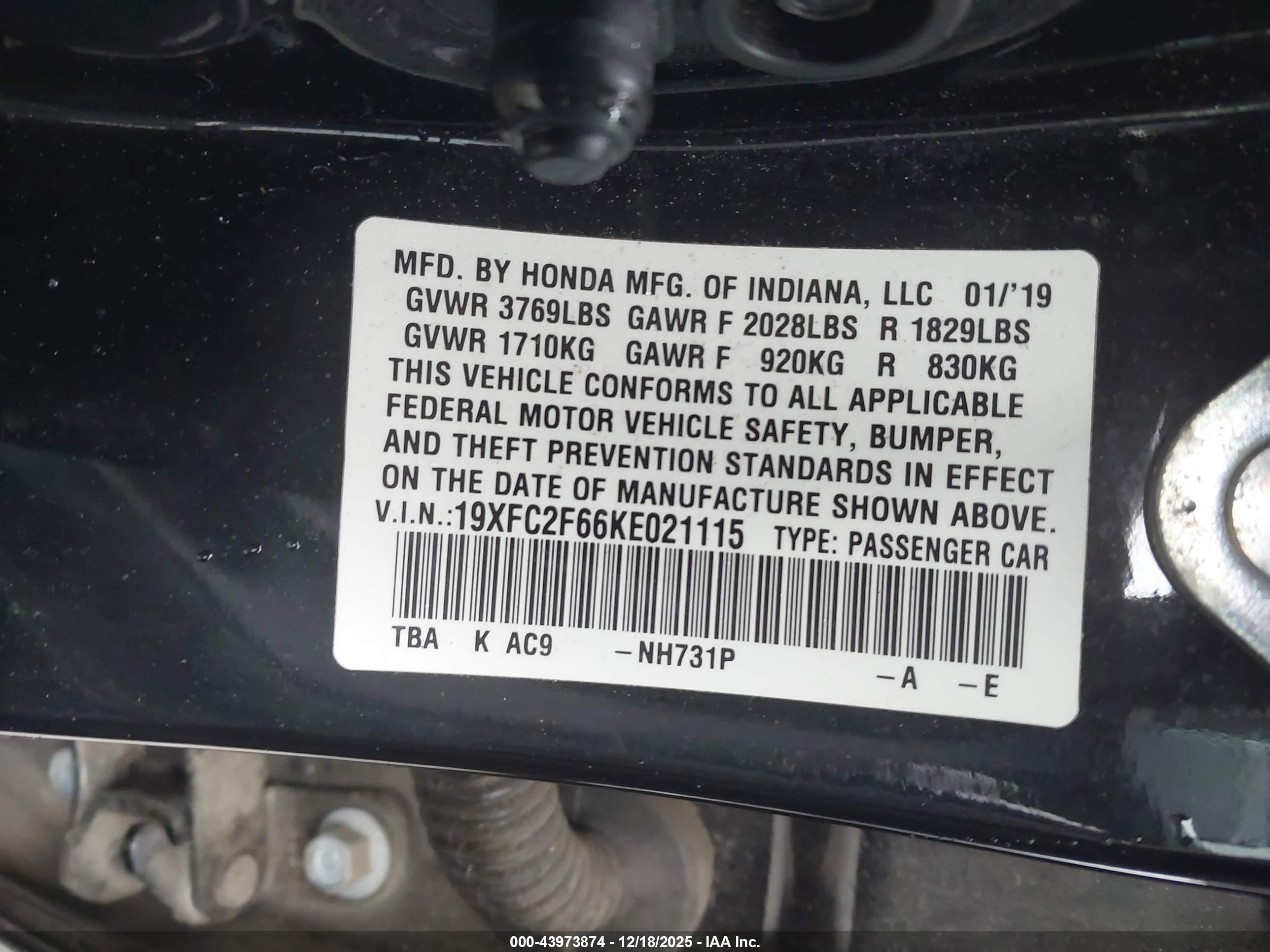 HONDA CIVIC image 9