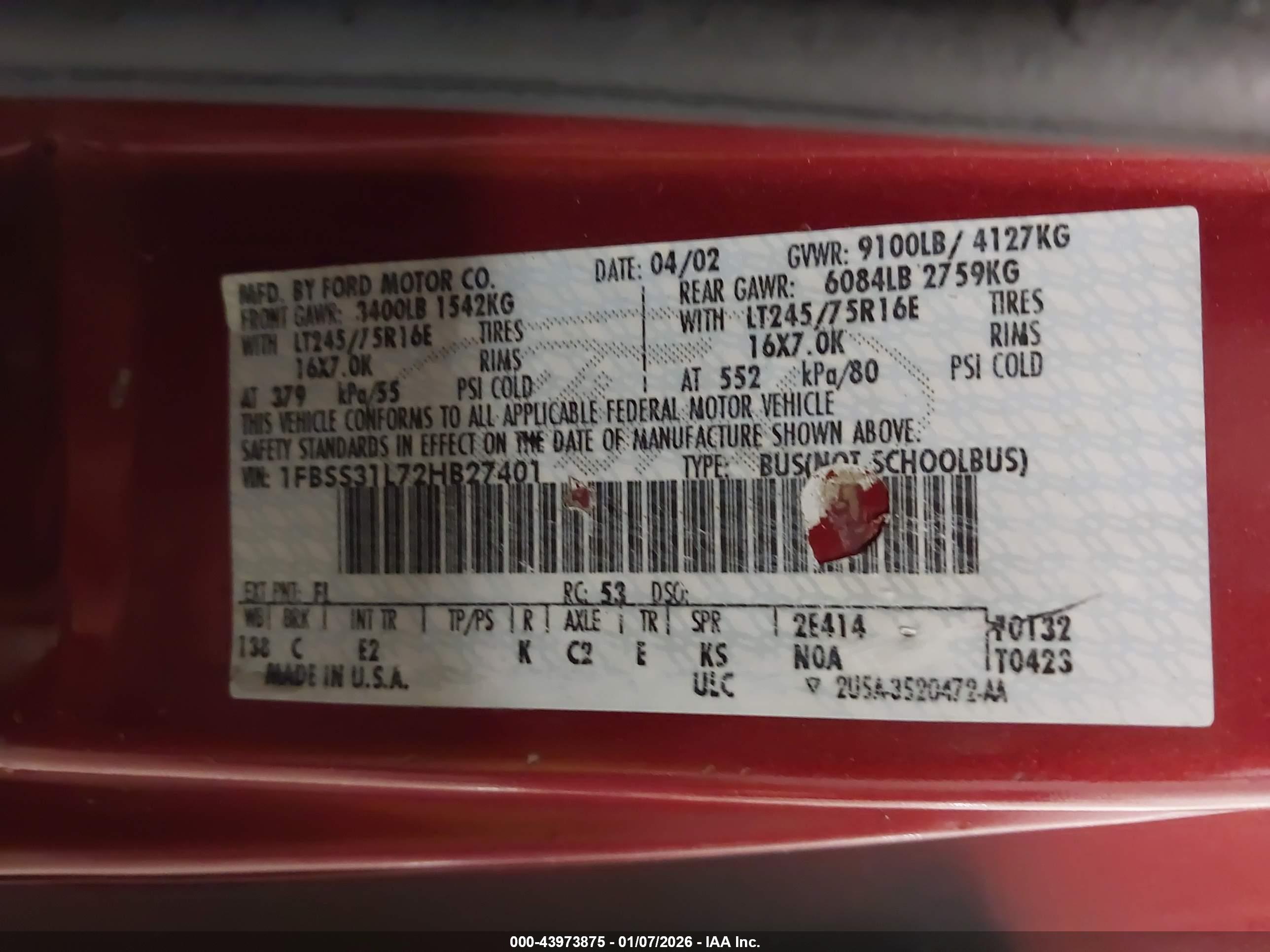 FORD E-350 image 9