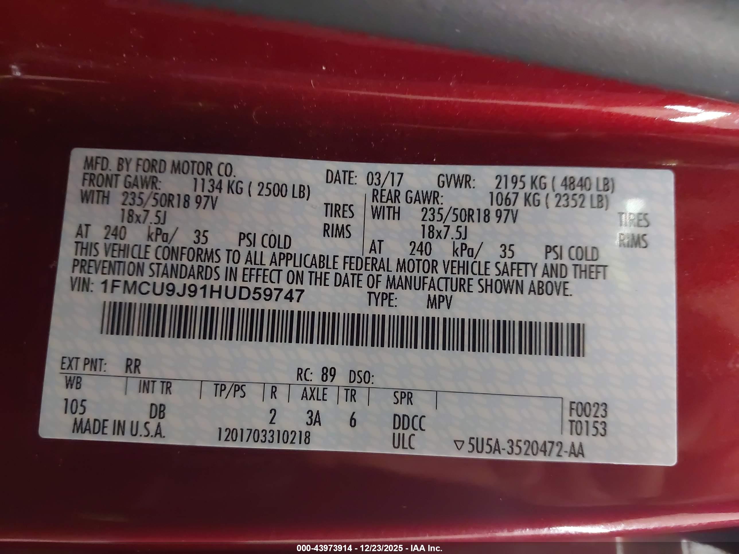 FORD ESCAPE image 9