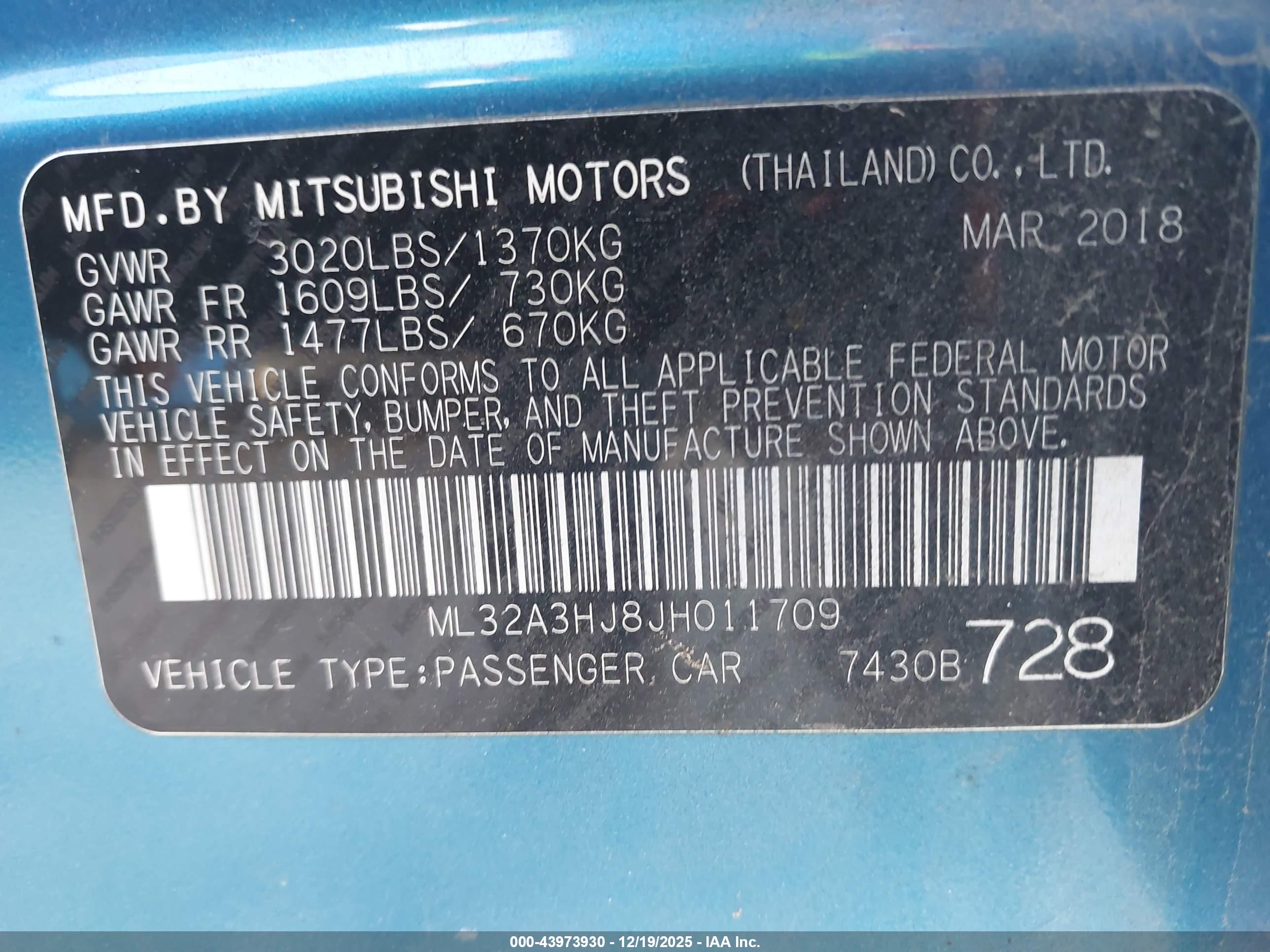MITSUBISHI MIRAGE image 9