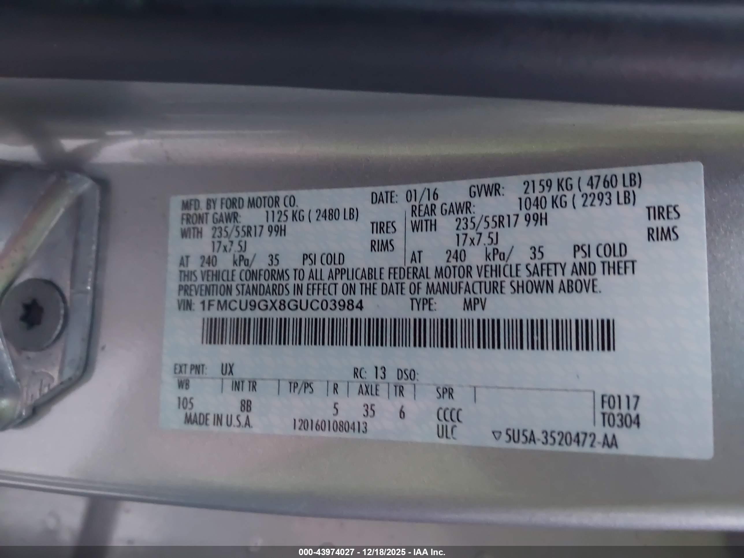 FORD ESCAPE image 9