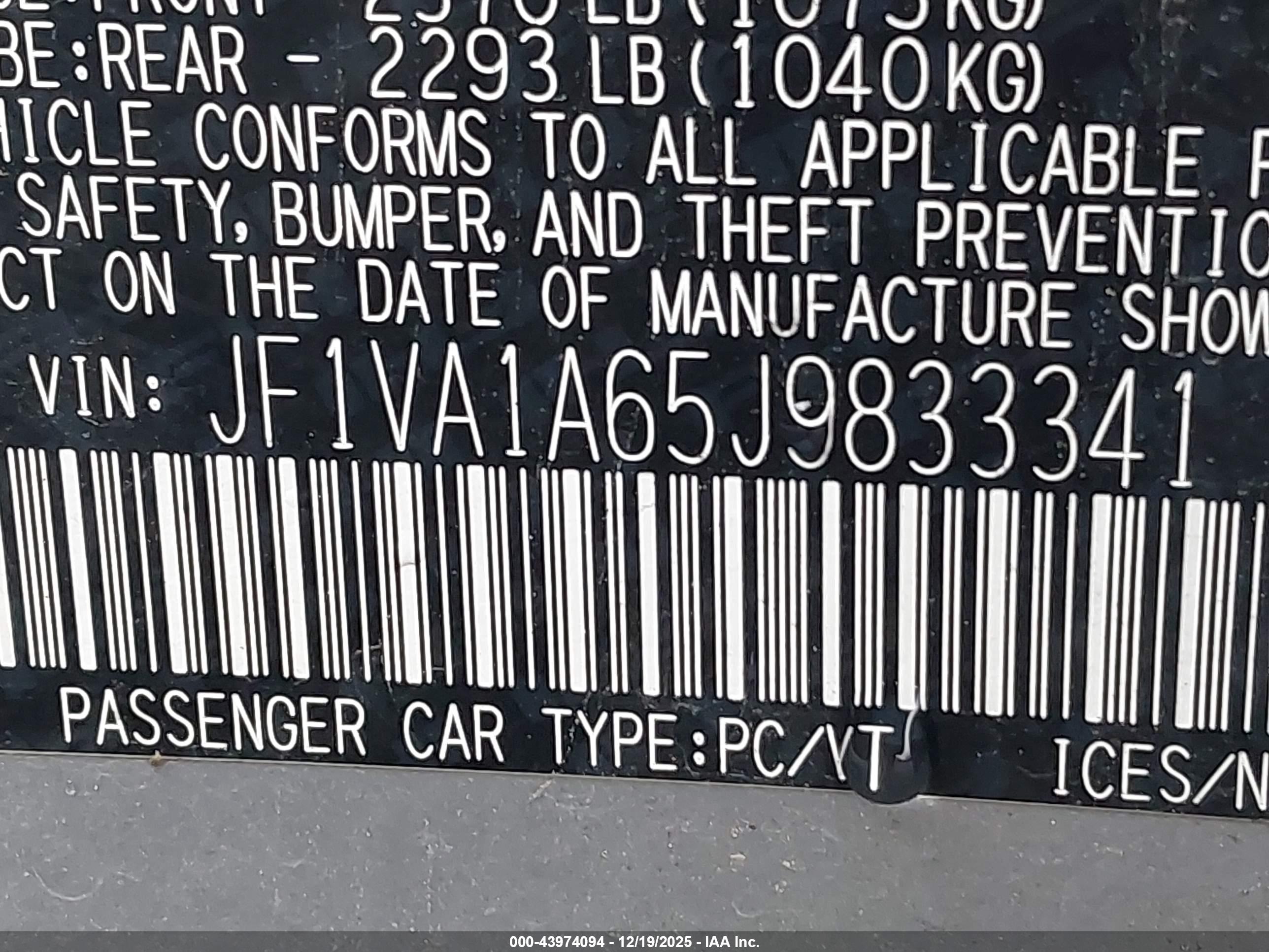 SUBARU WRX image 9