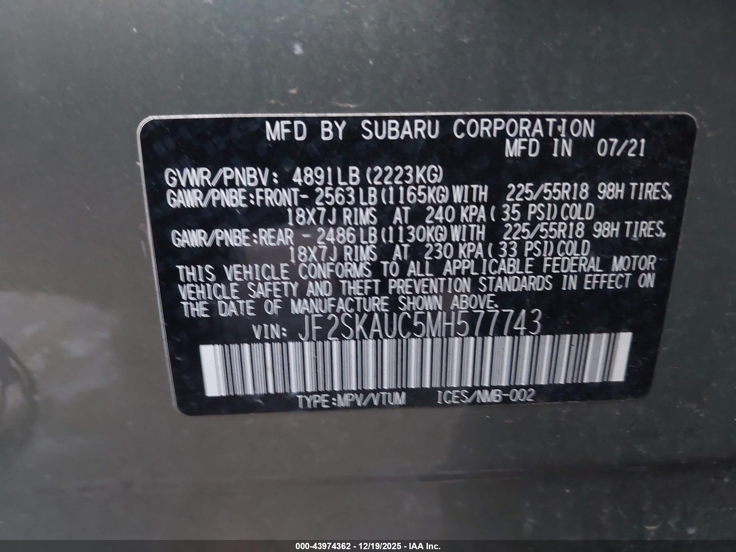 SUBARU FORESTER image 9